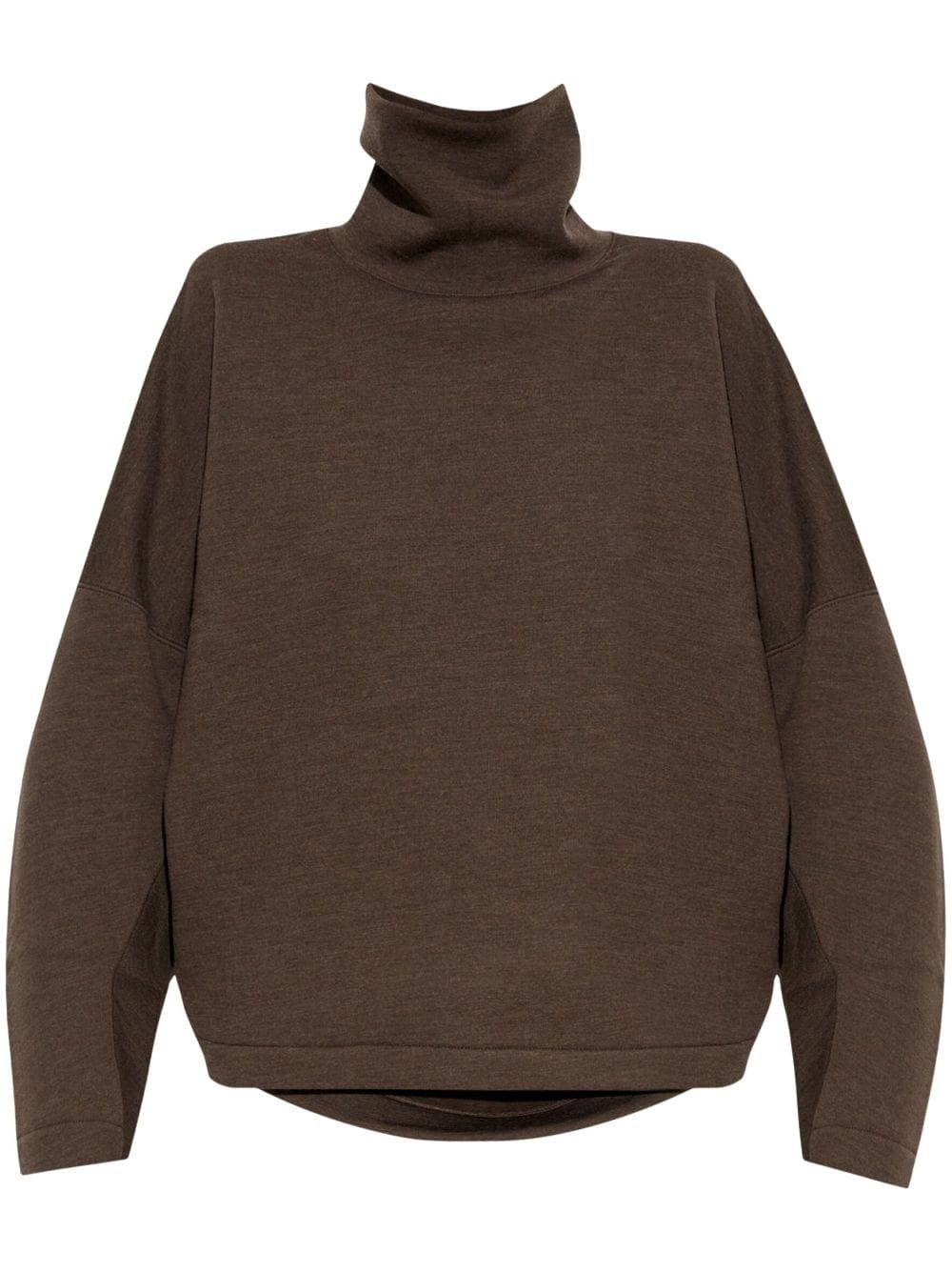 roll neck long-sleeve jumper - 1