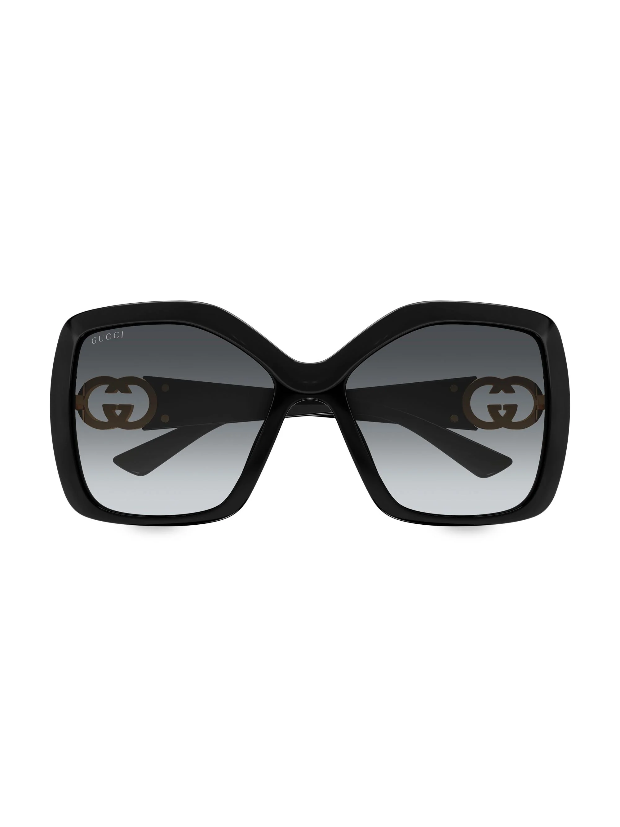 Women's Hailey 59MM Square Sunglasses - Black - 1