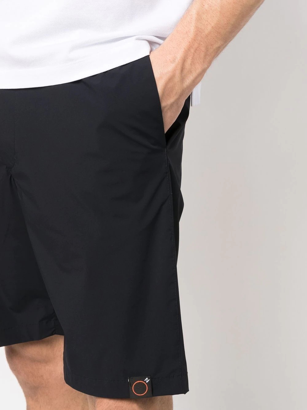 logo-patch track shorts - 5