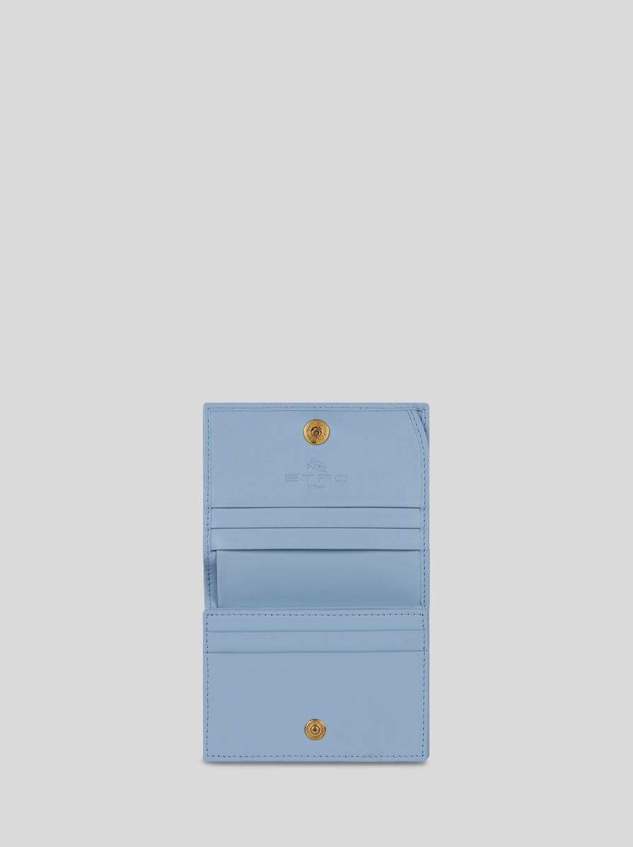 LEATHER PURSE WITH PEGASO - 3