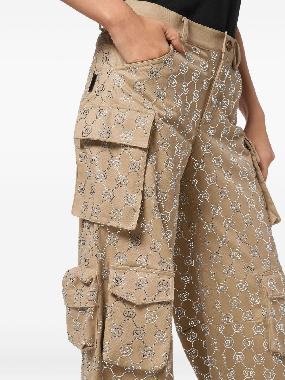 monogram cargo-pocket trousers - 5