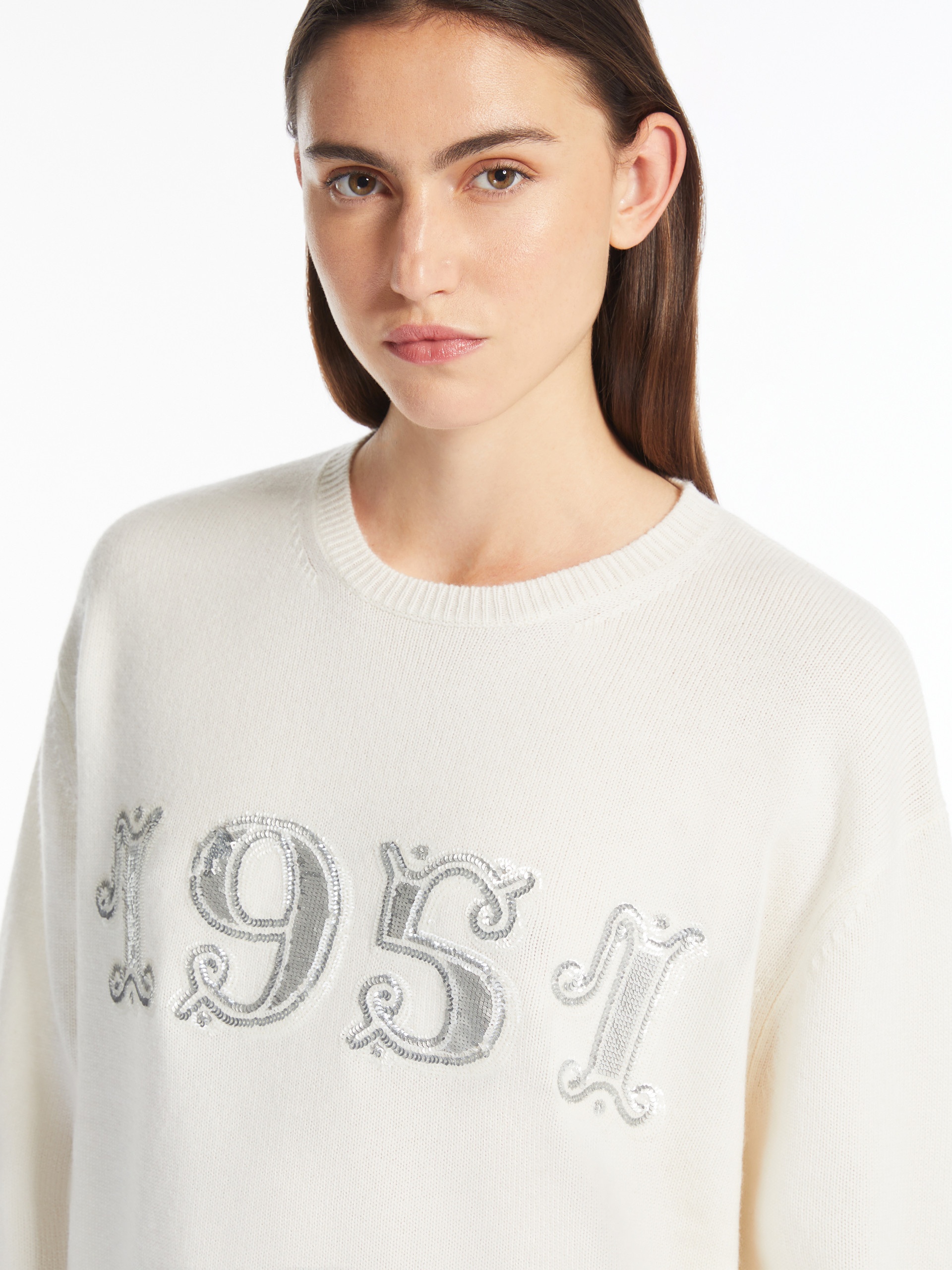 PLATA Wool, cashmere and sequin pullover - 5