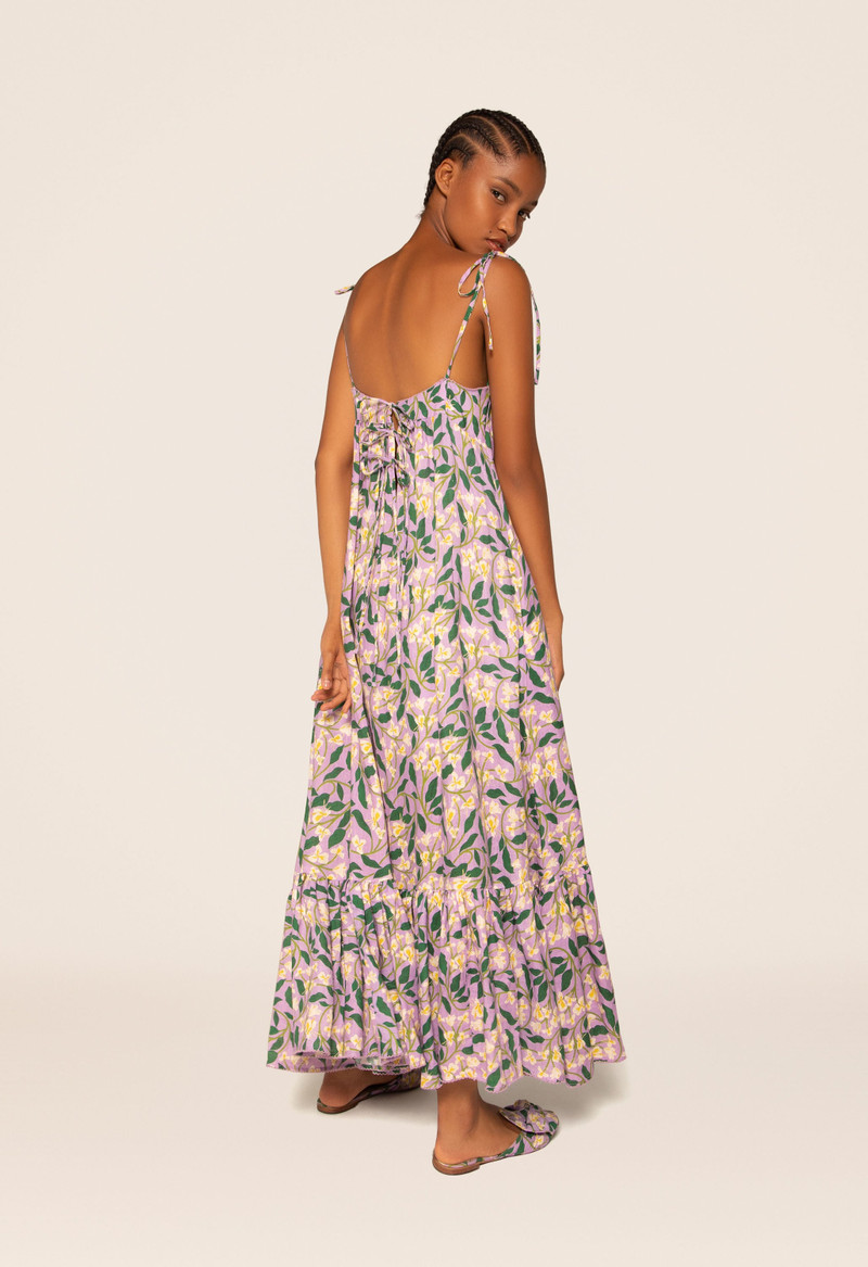 Bossa Dos Gardenias Lila Maxi Dress 4