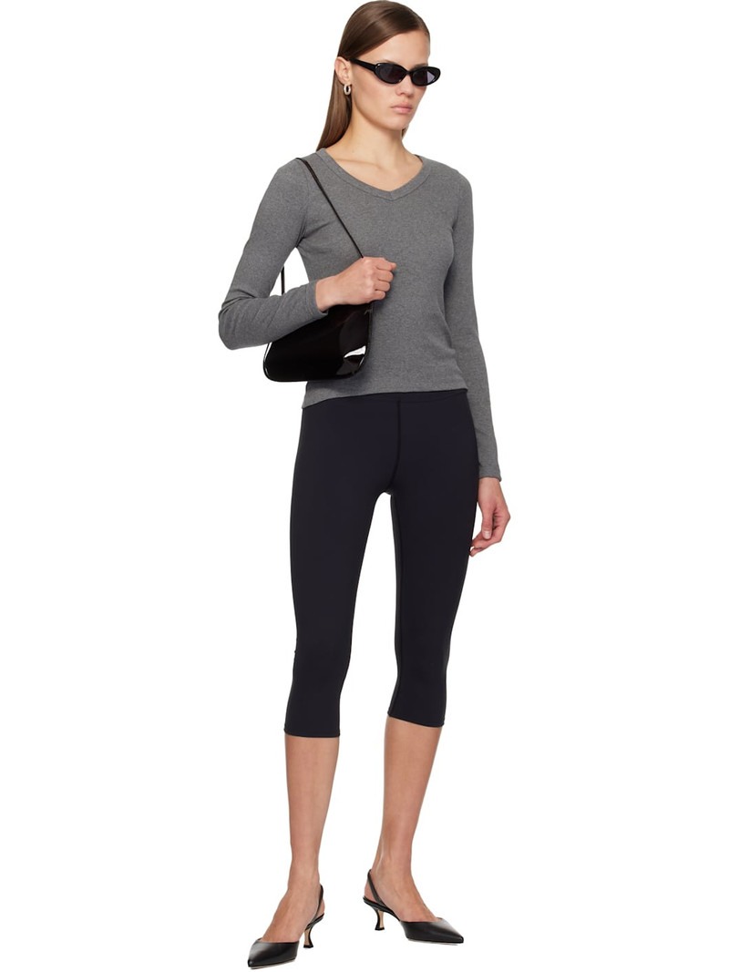 FLORE FLORE Gray Jill Longsleeve T-shirt outlook