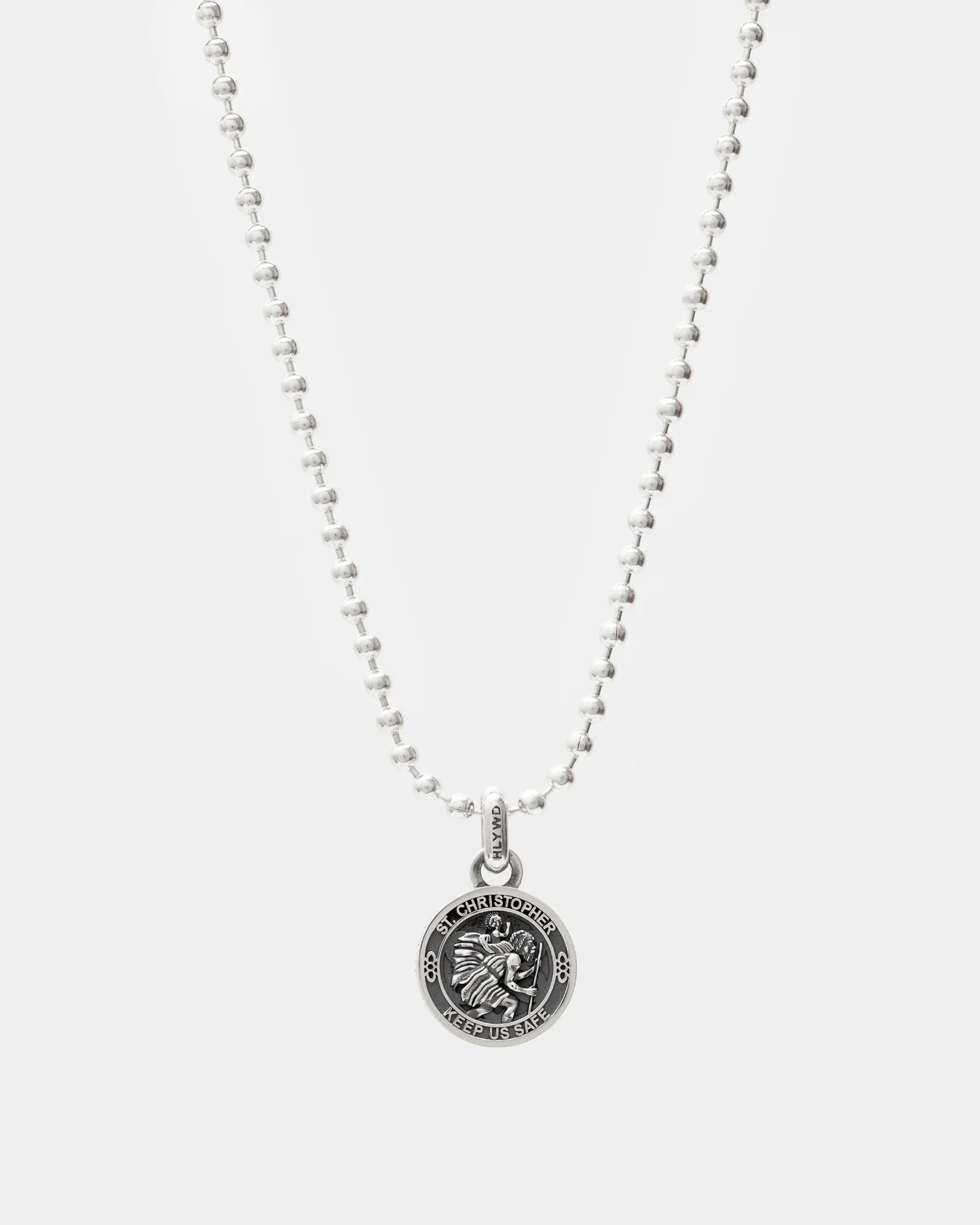 GOOD ART HLYWD SAINT CHRISTOPHER PENDANT SIZE A - STERLING SILVER - 1