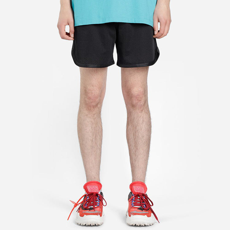 Off-White Wavy Line Mesh Shorts Black/Multicolor OMCI005R201010041001 - 2