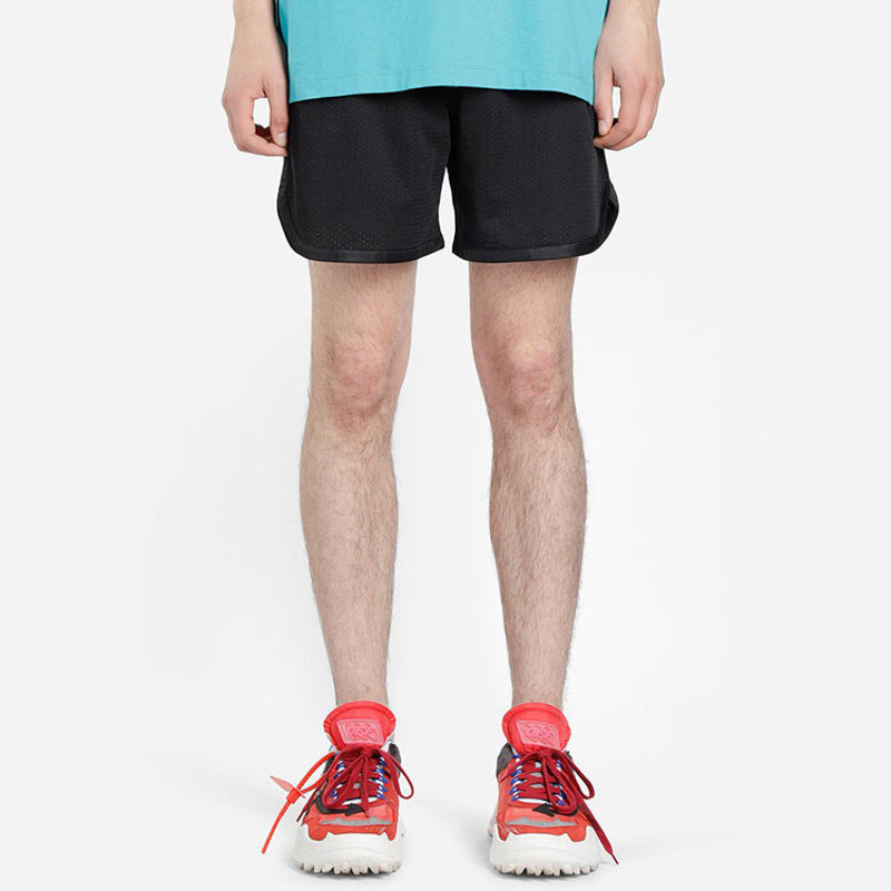 Off-White Off-White Wavy Line Mesh Shorts Black/Multicolor OMCI005R201010041001 outlook
