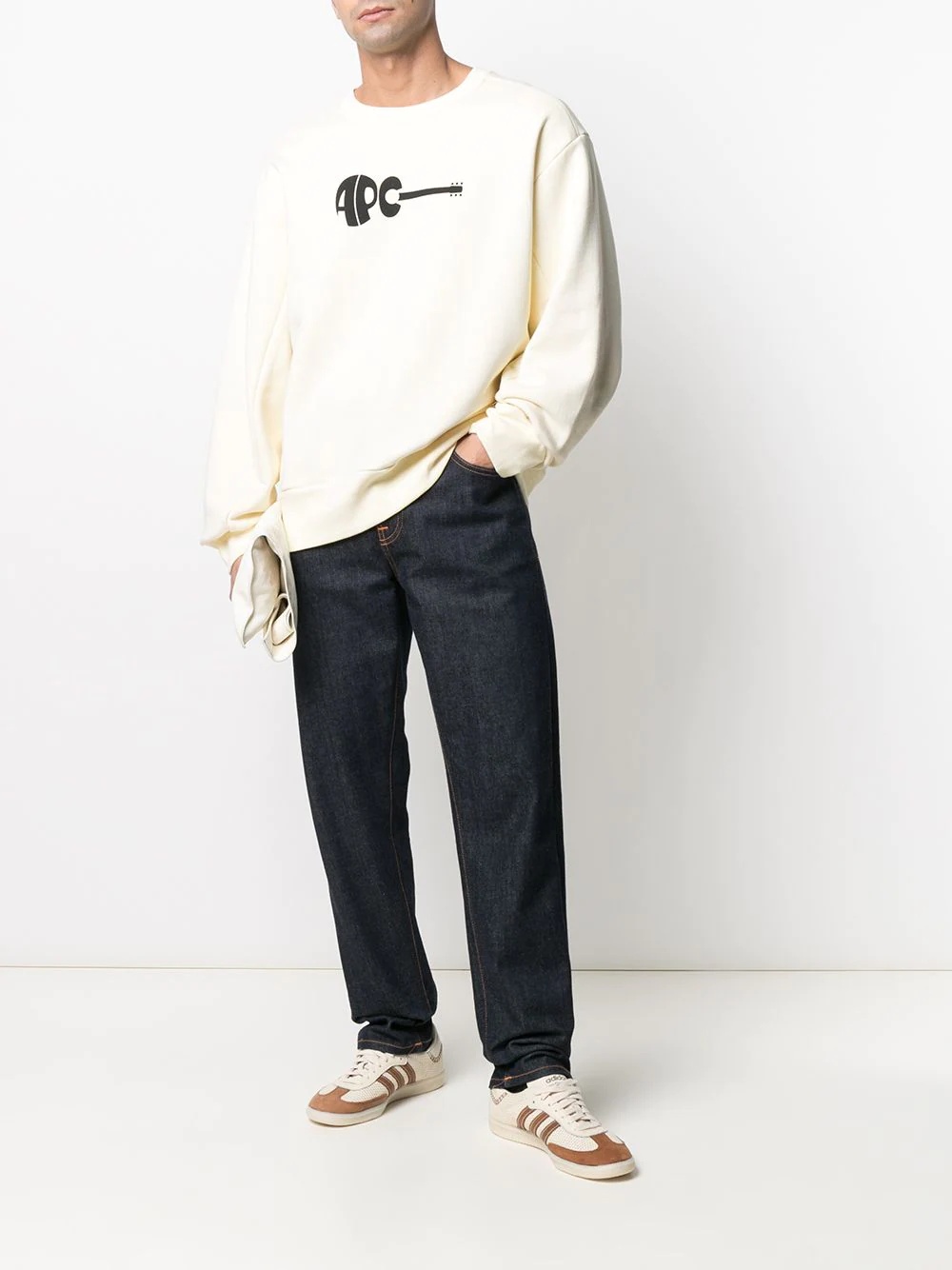 logo-print crew-neck sweatshirt - 2