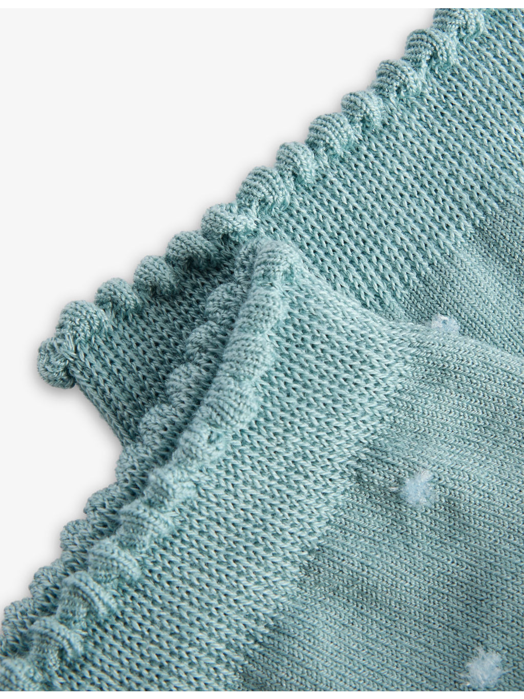 Mid-Calf Spike Dot Cotton-Blend Knit Socks - 2