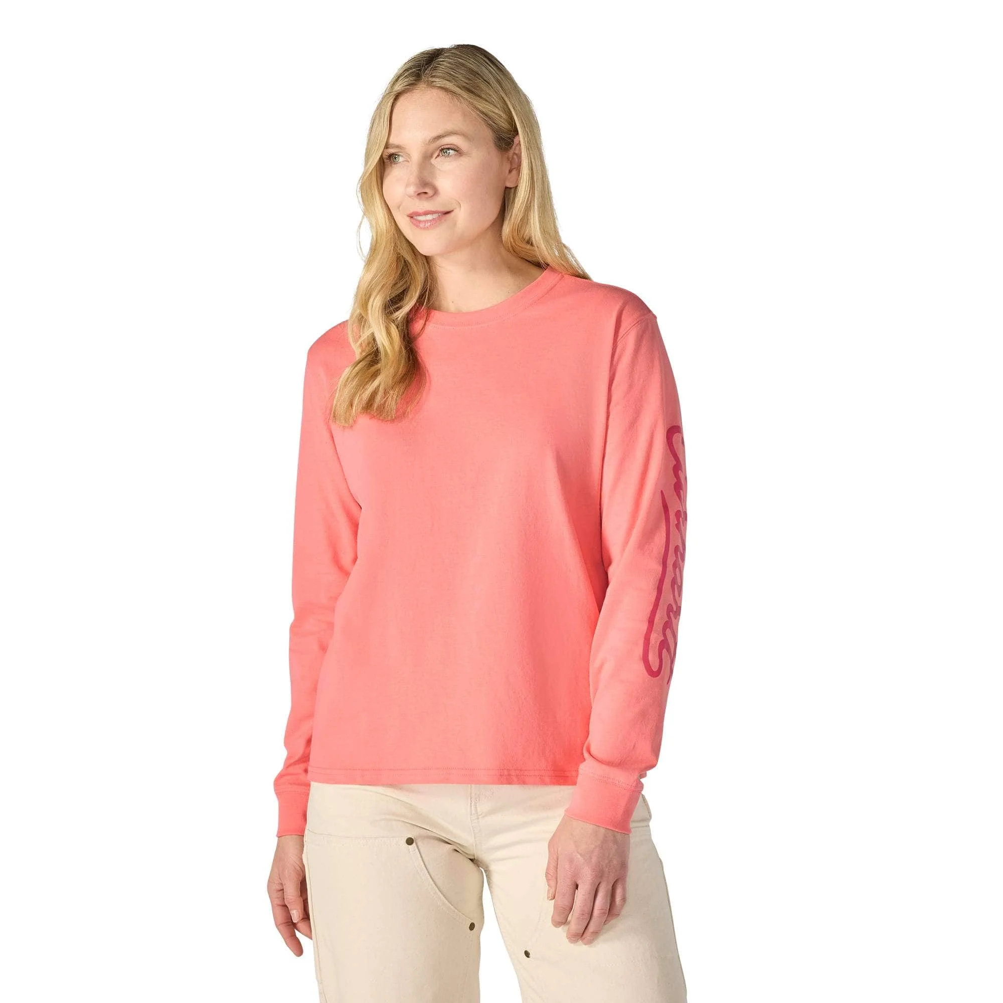 Women's Irvine Loose LS Logo T-Shirt - 1