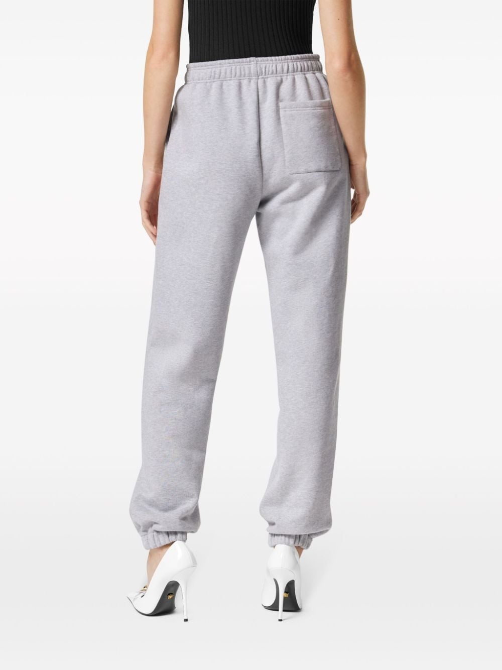 logo-print cotton track pants - 3