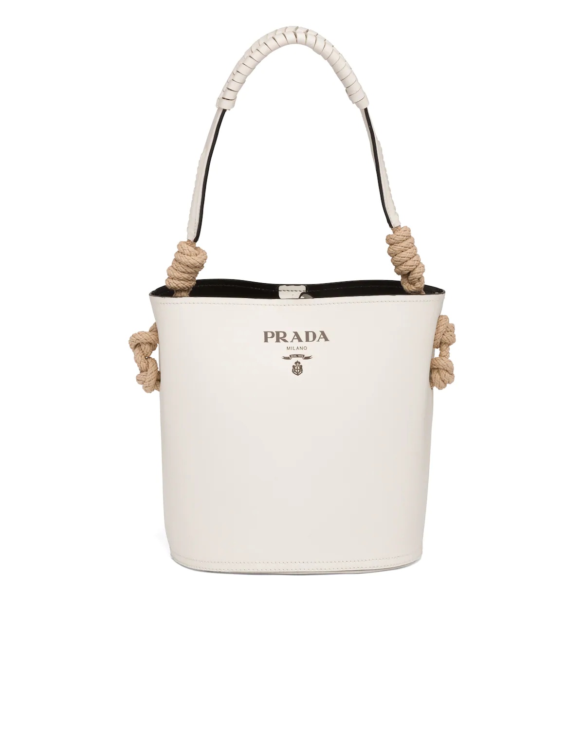 Leather Prada Tambour Bucket Bag - 1