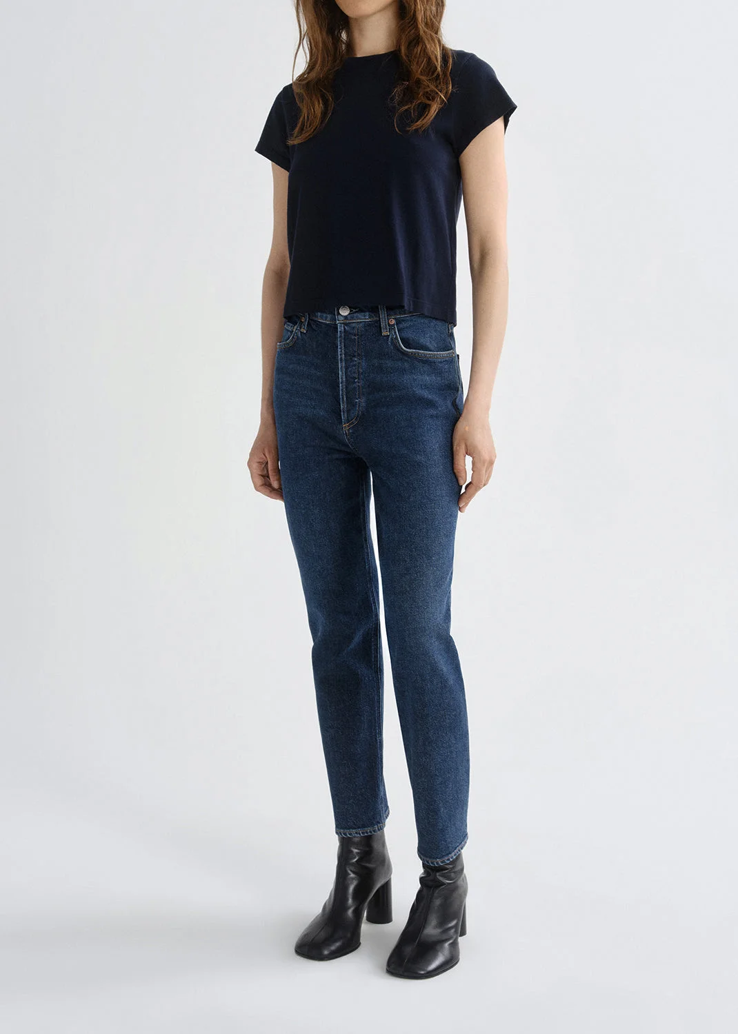 90'S PINCH WAIST CROP (COMFORT STRETCH) IN FLOW - 1