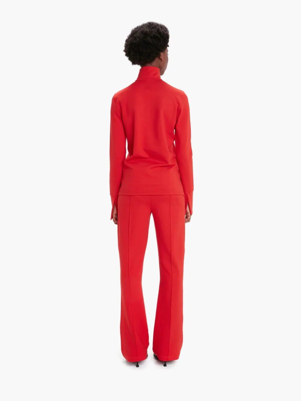 SLIM FLARE TRACK PANTS - 4