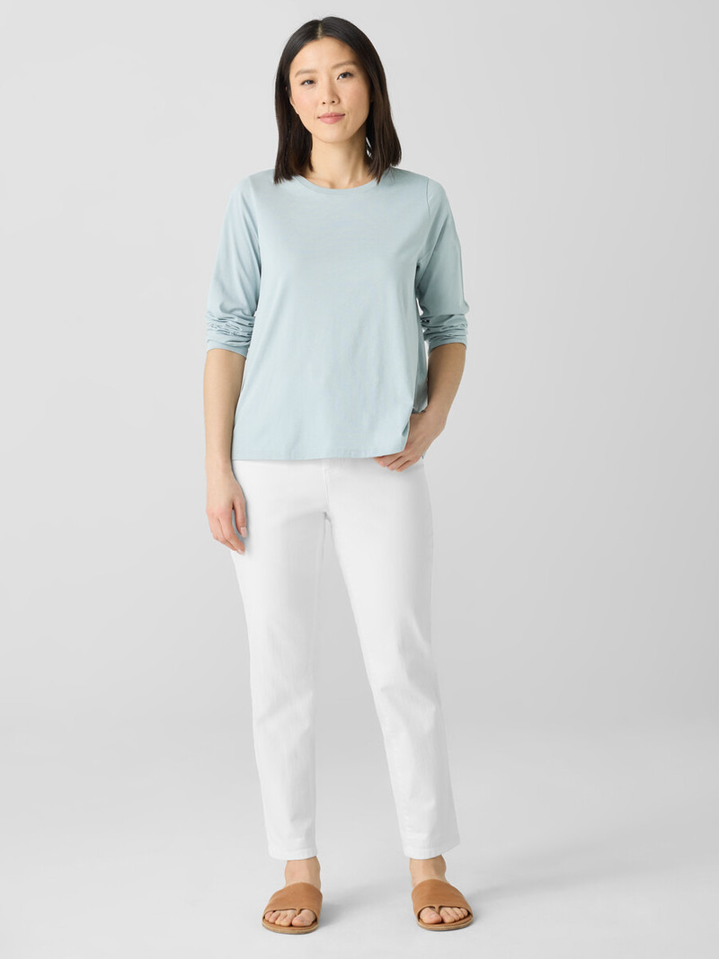 Organic Pima Cotton Jersey Long-Sleeve Tee 7