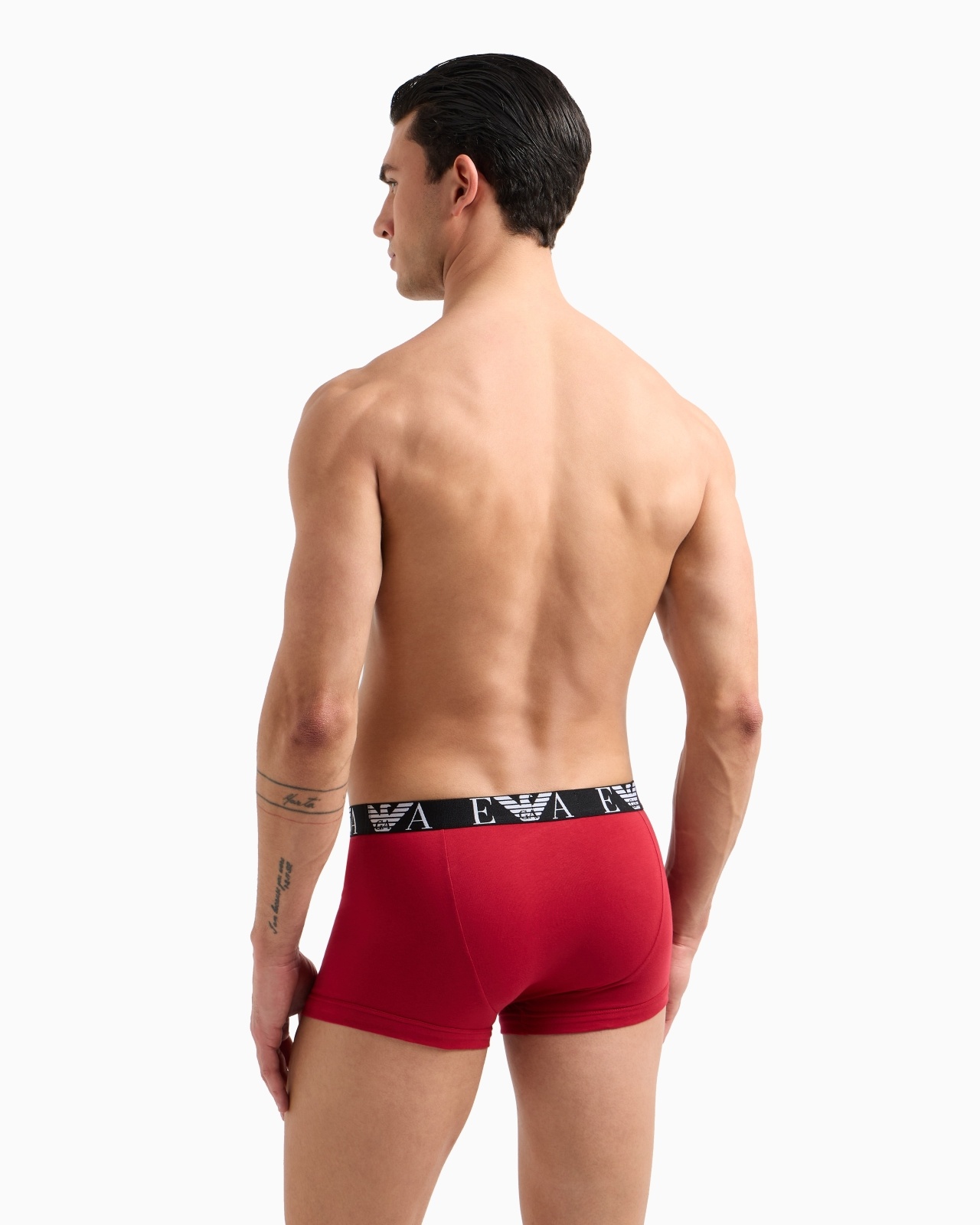 THREE-PACK OF BOXER BRIEFS WITH BOLD MONOGRAM LOGO - 3