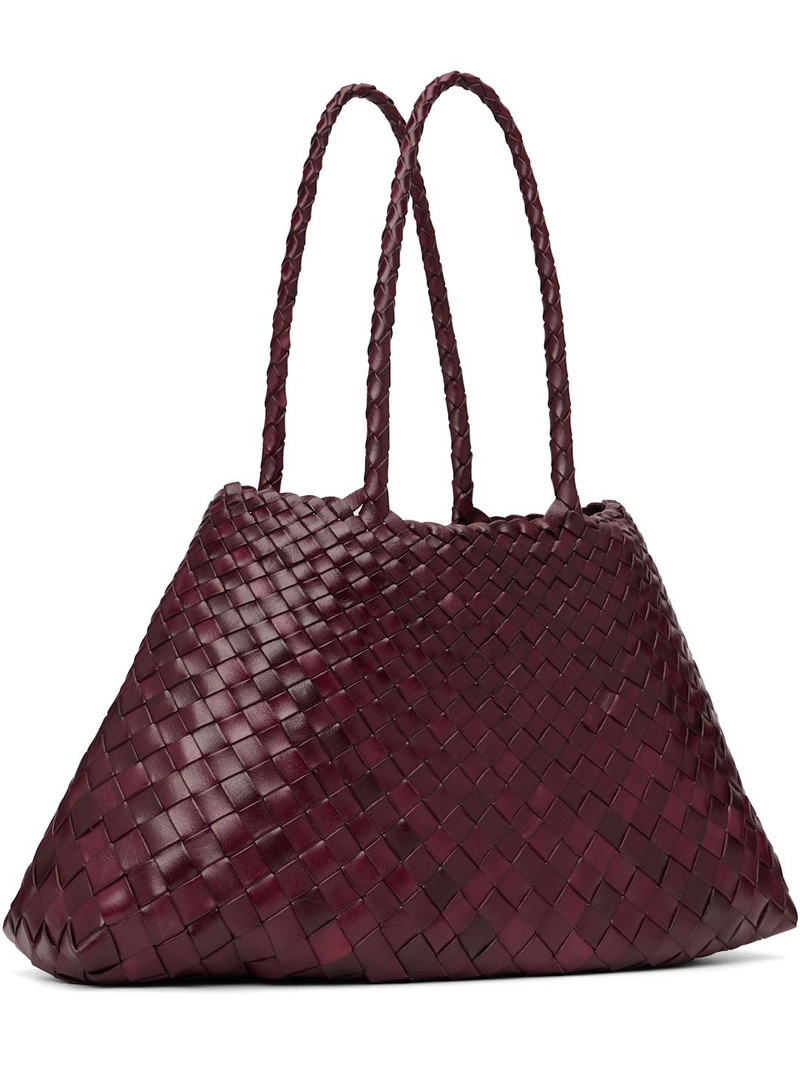DRAGON DIFFUSION Burgundy Santa Croce Big Tote outlook