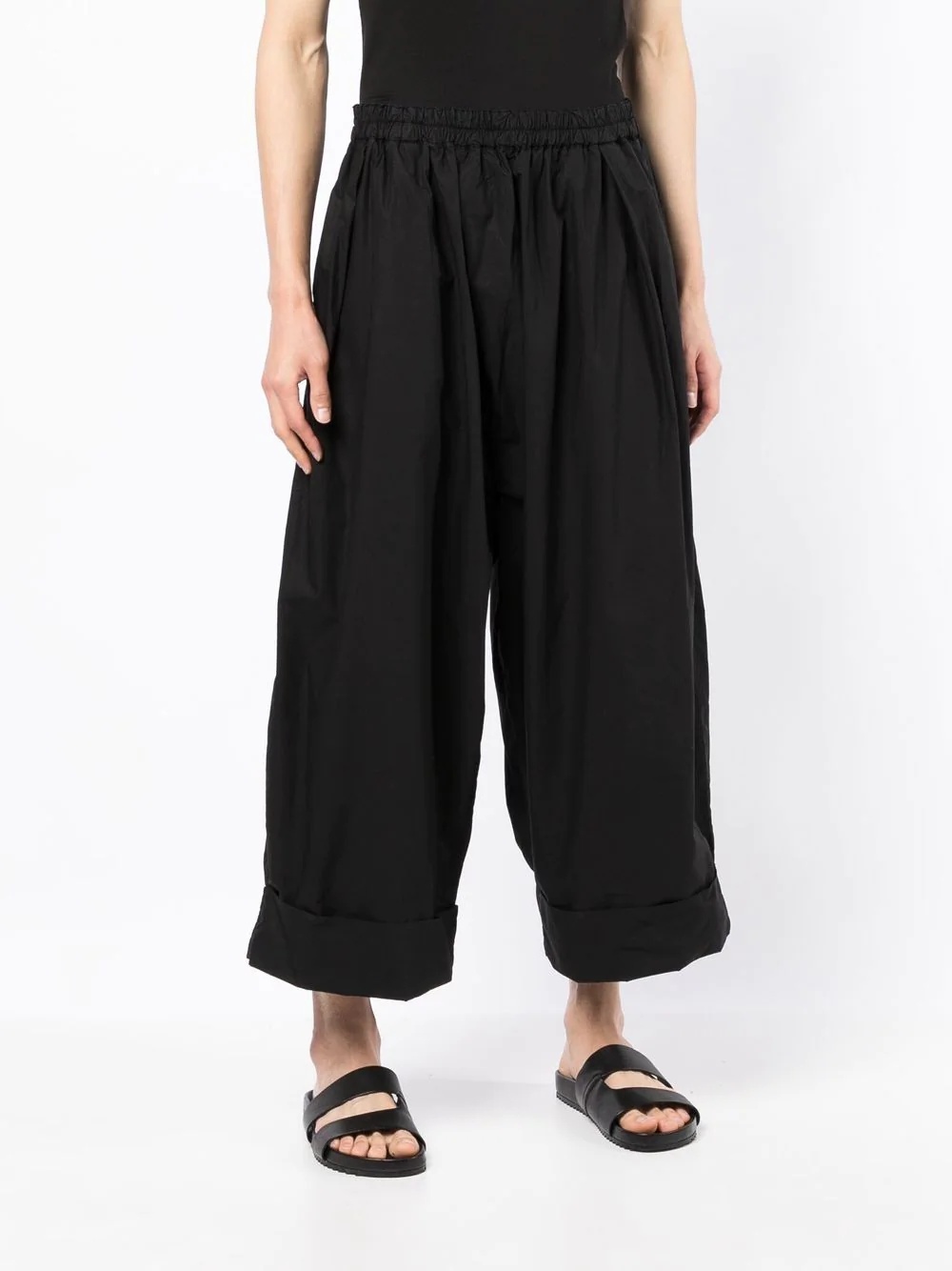 Baker cotton poplin cropped trousers - 3