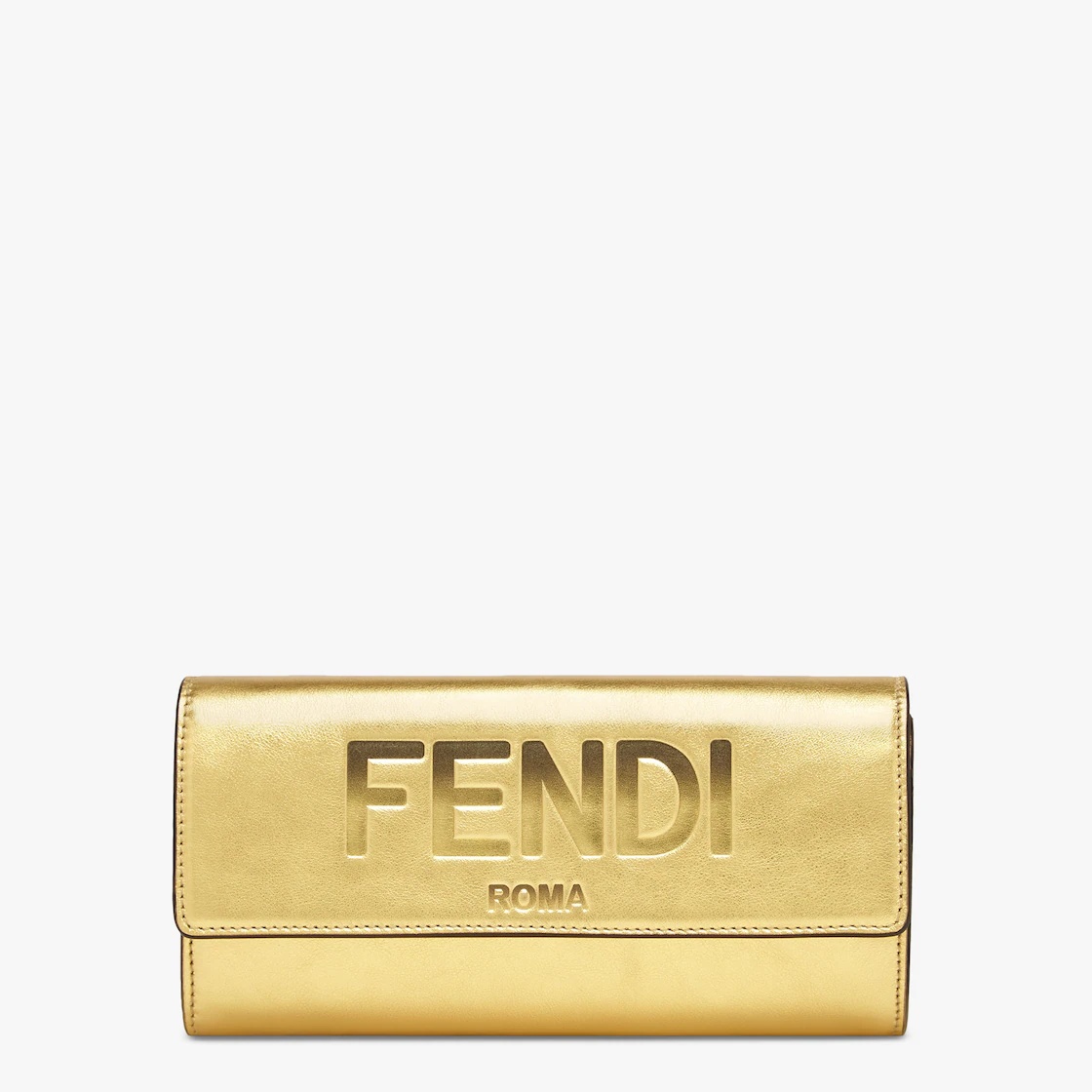 Gold leather wallet - 1