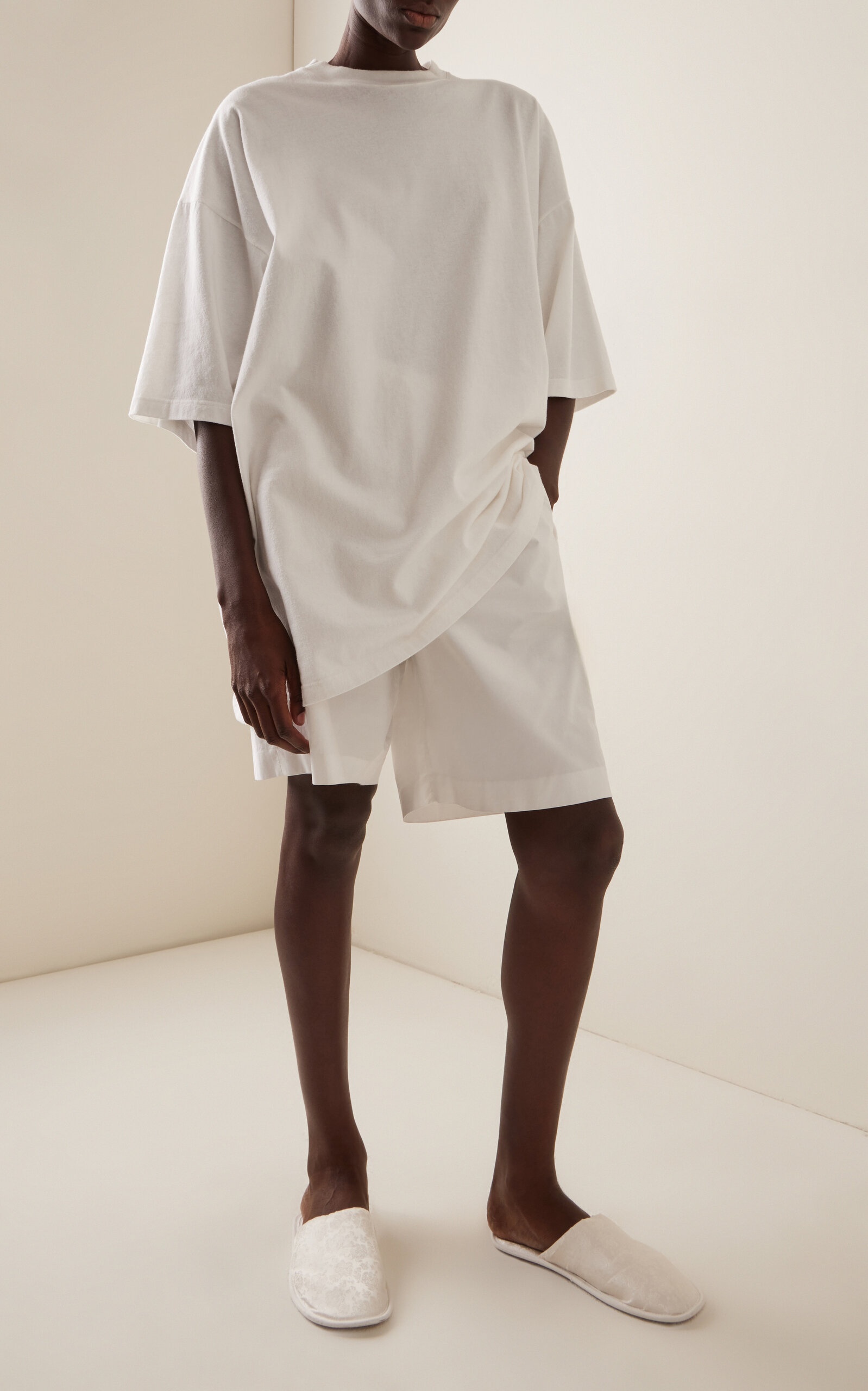 The Row Isha Oversized Cotton T-Shirt white | modaoperandi