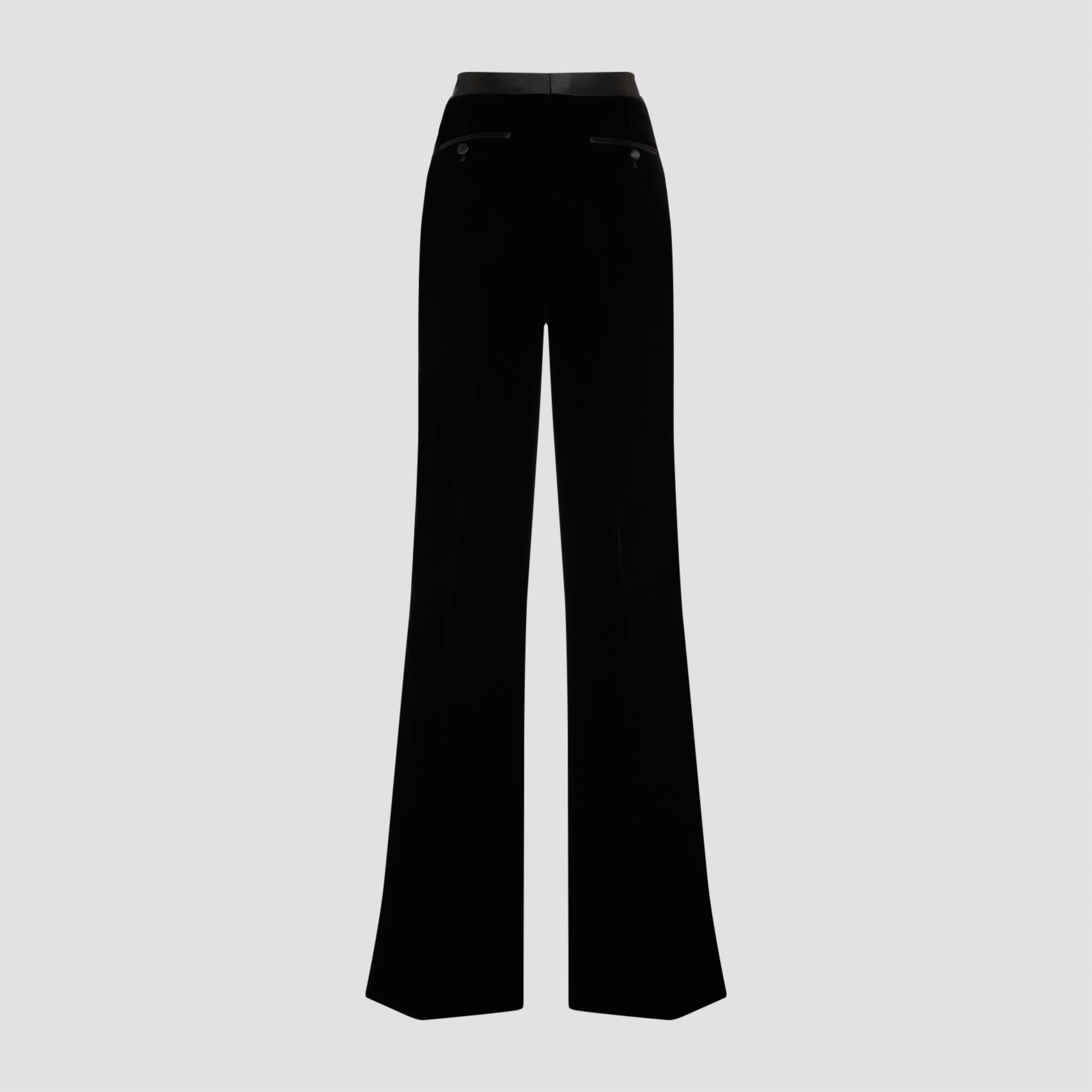 Tom Ford Viscose Velvet Boot Cut Pants Women - 2