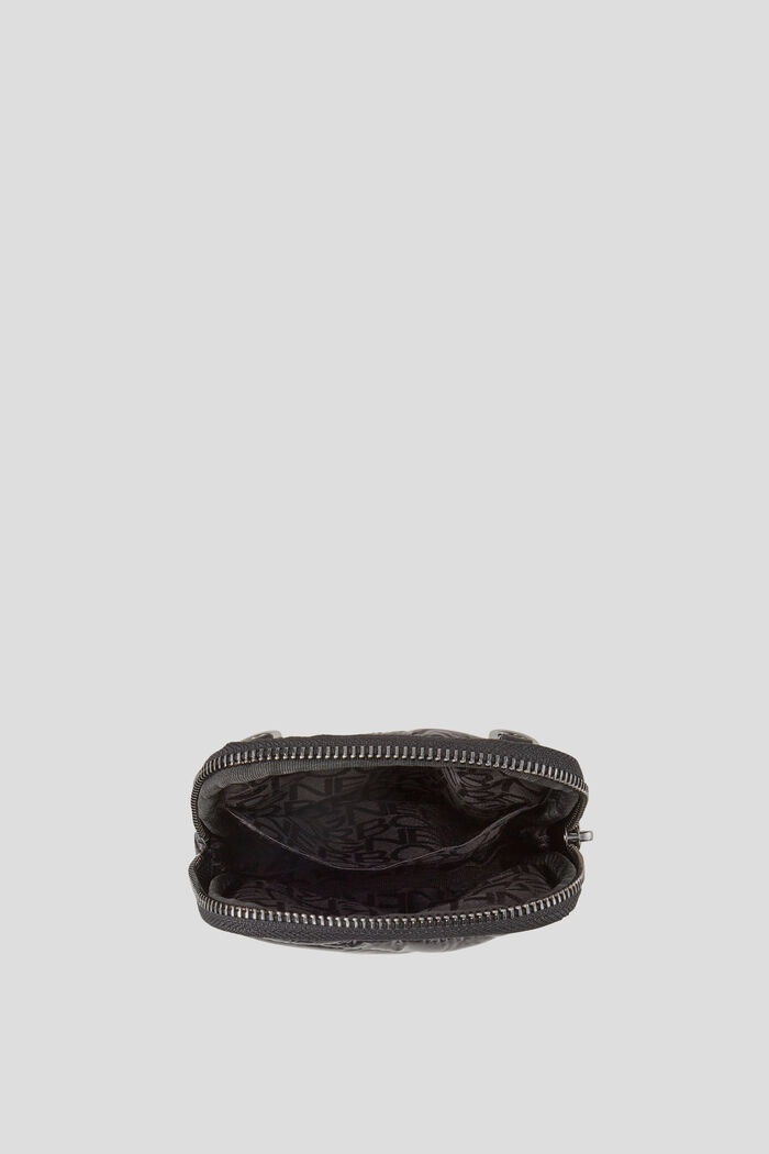 Johanna Bavarian wool smartphone pouch in Black - 4