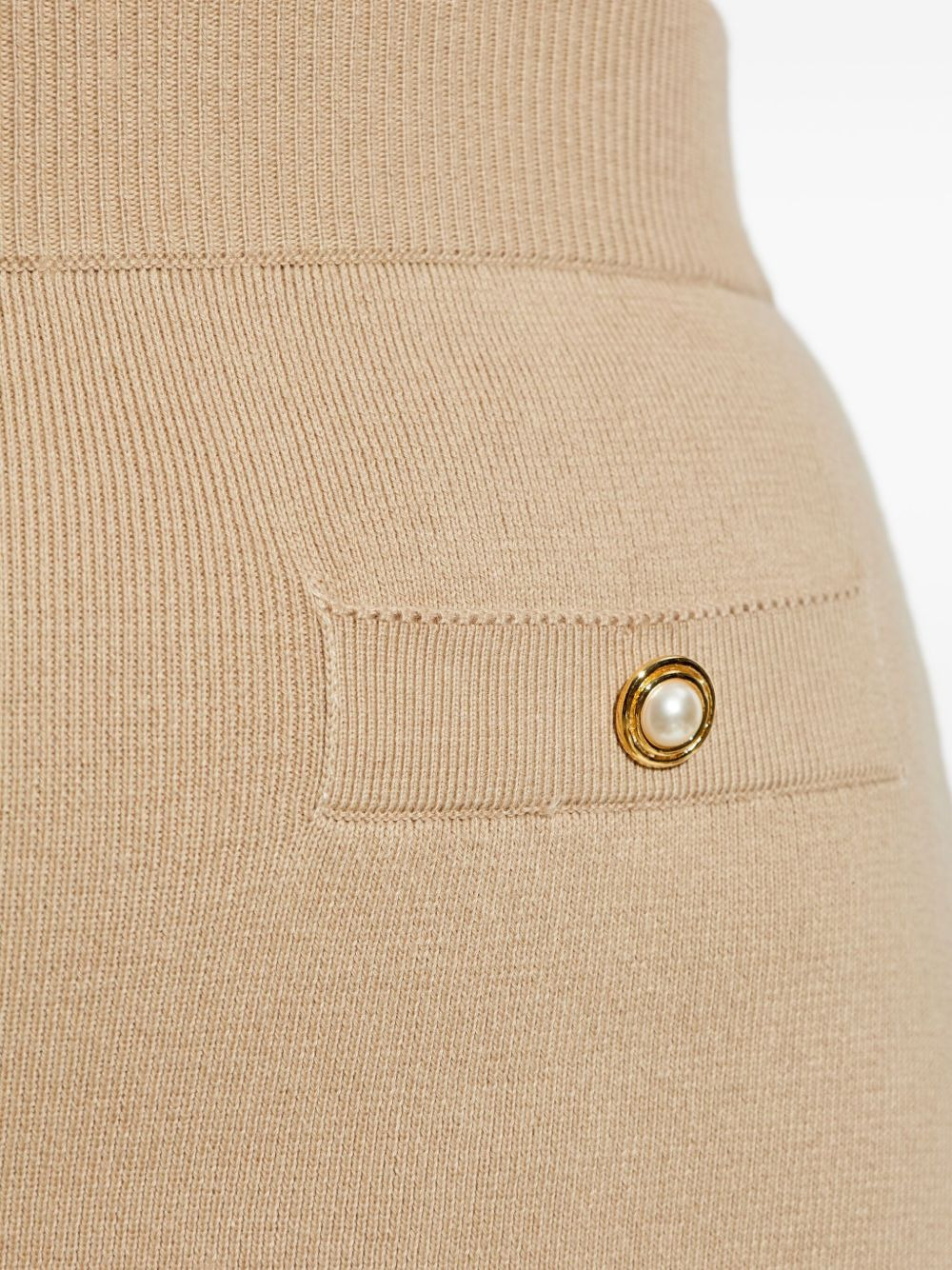 button-detailed knit skirt - 5