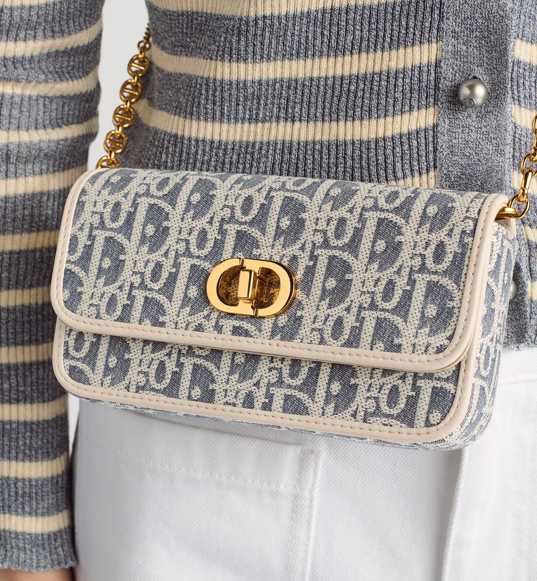 Small Miss Caro Pouch with Chain - 6