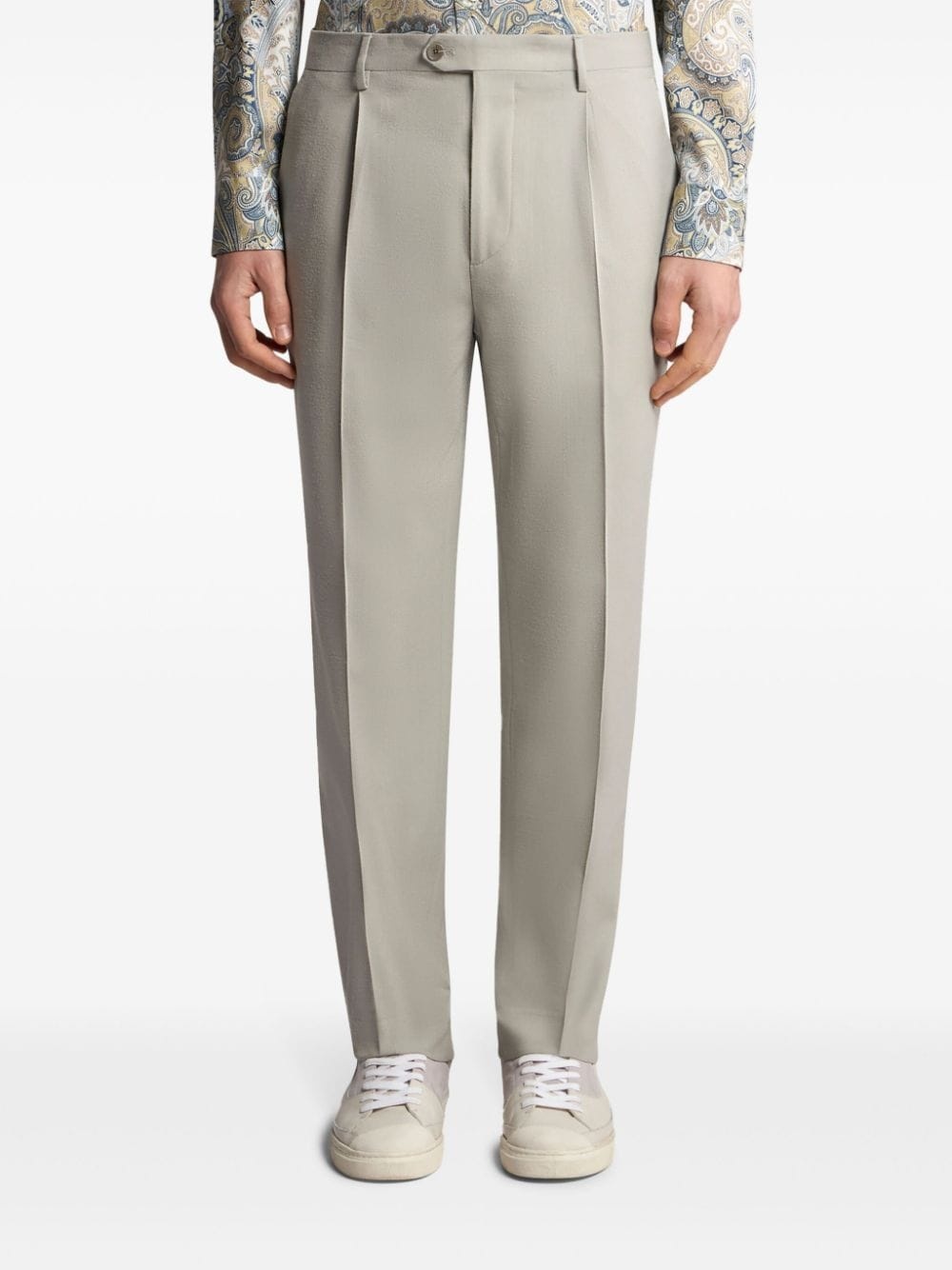 tailored wool trousers - 3
