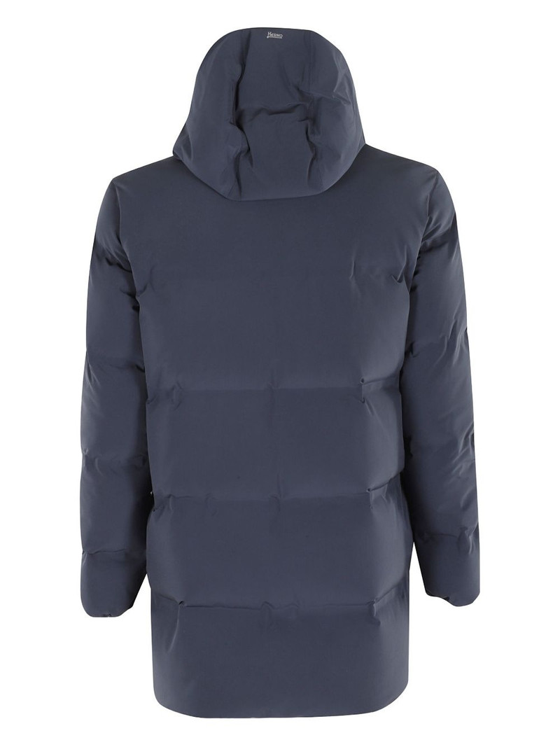 Herno hooded coat outlook