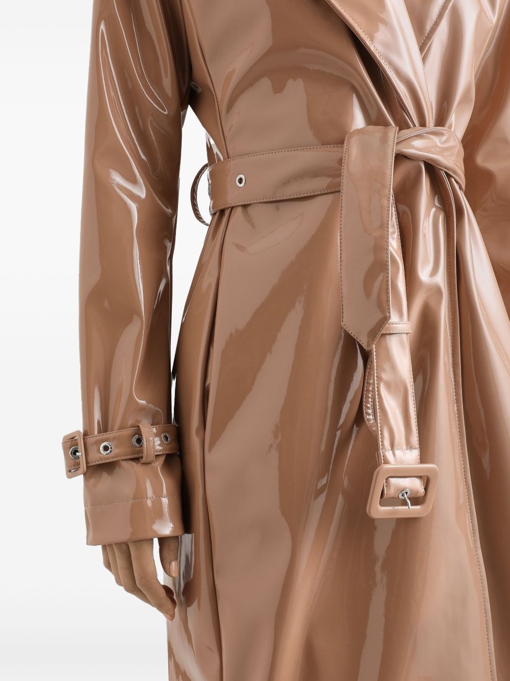 belted trench coat - 5