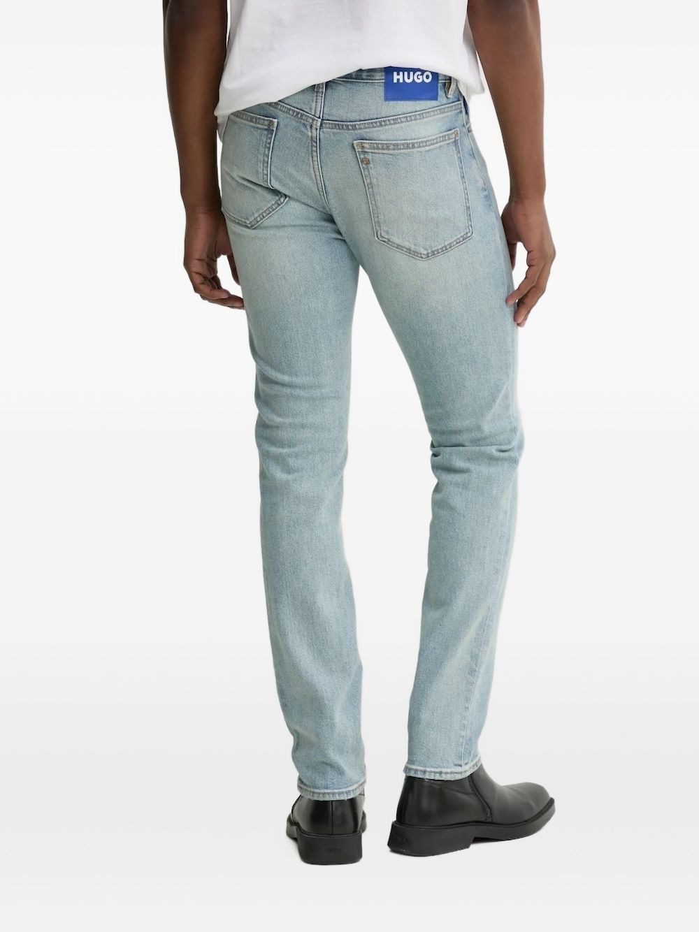 paint-splatter jeans - 2
