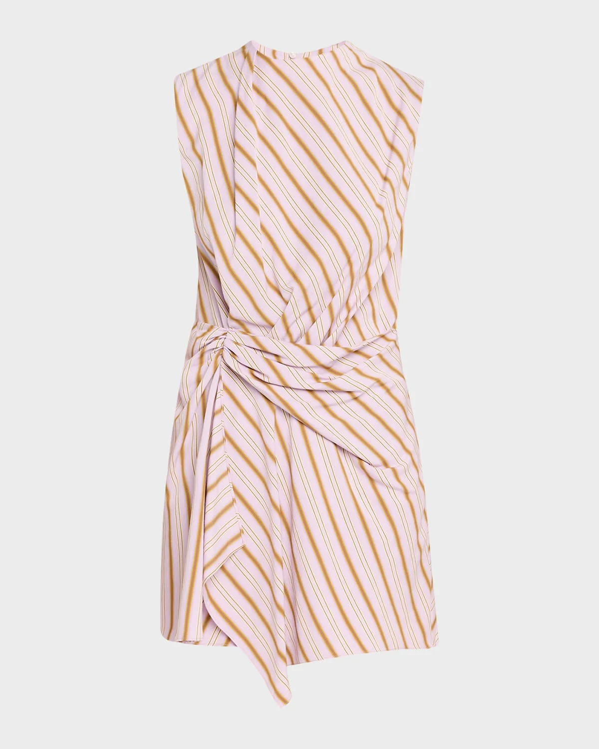 Dion Stripe Draped Mini Dress - 1