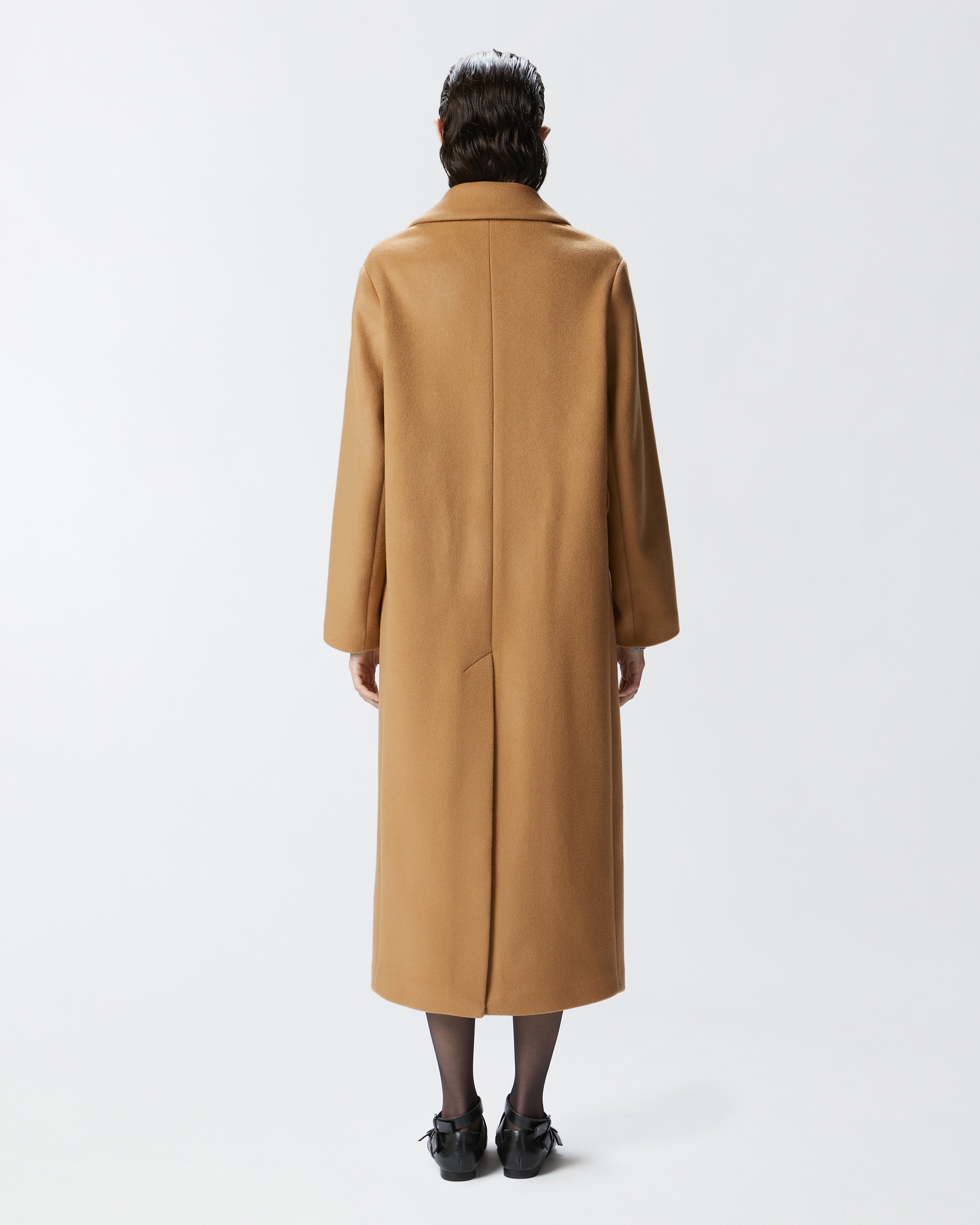 コート PINKO 104931A213Z07 Coats PINKO LONG DOUBLE-BREASTED COAT WITH MATCHING BELT | REVERSIBLE