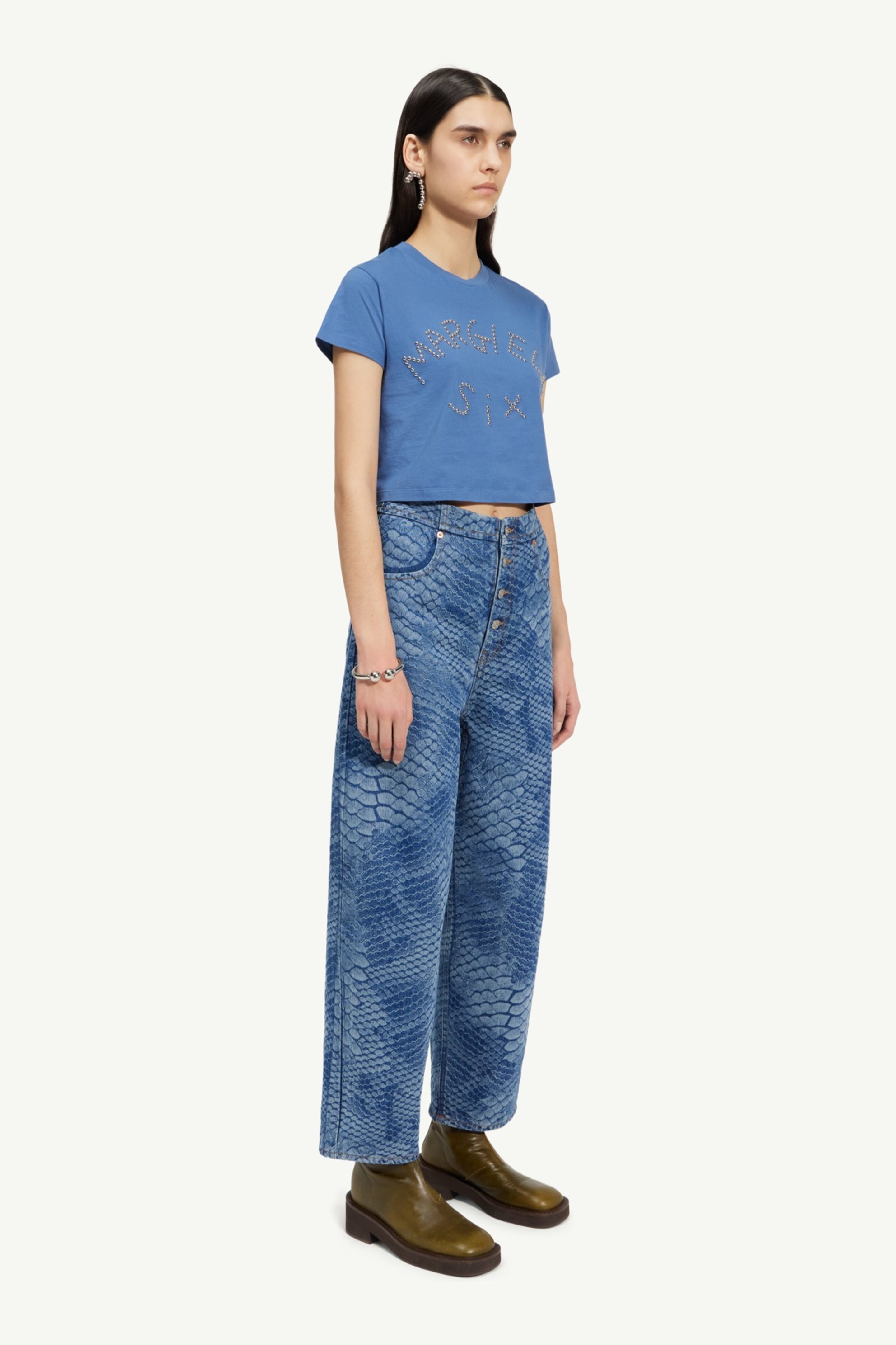 Python button jeans - 3