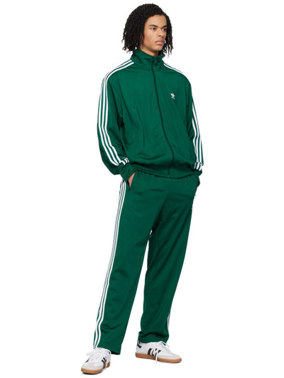 adidas Originals Green Firebird Track Pants outlook