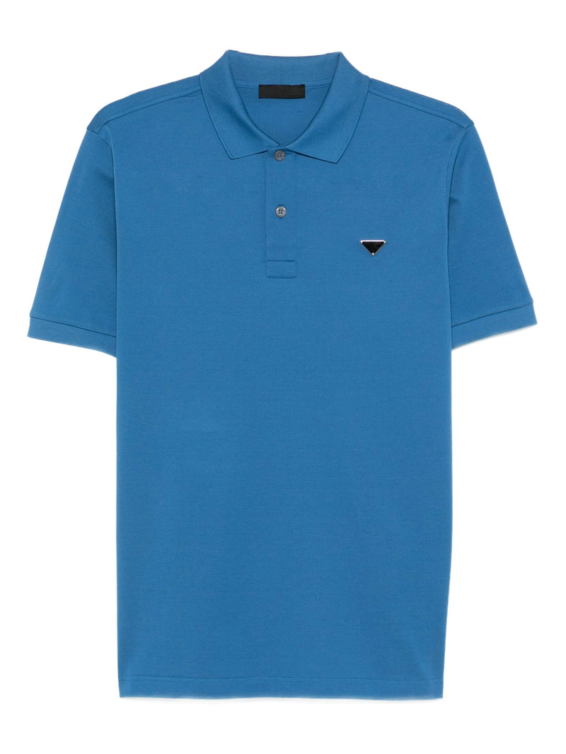 Prada Triangle-logo Polo Shirt 1
