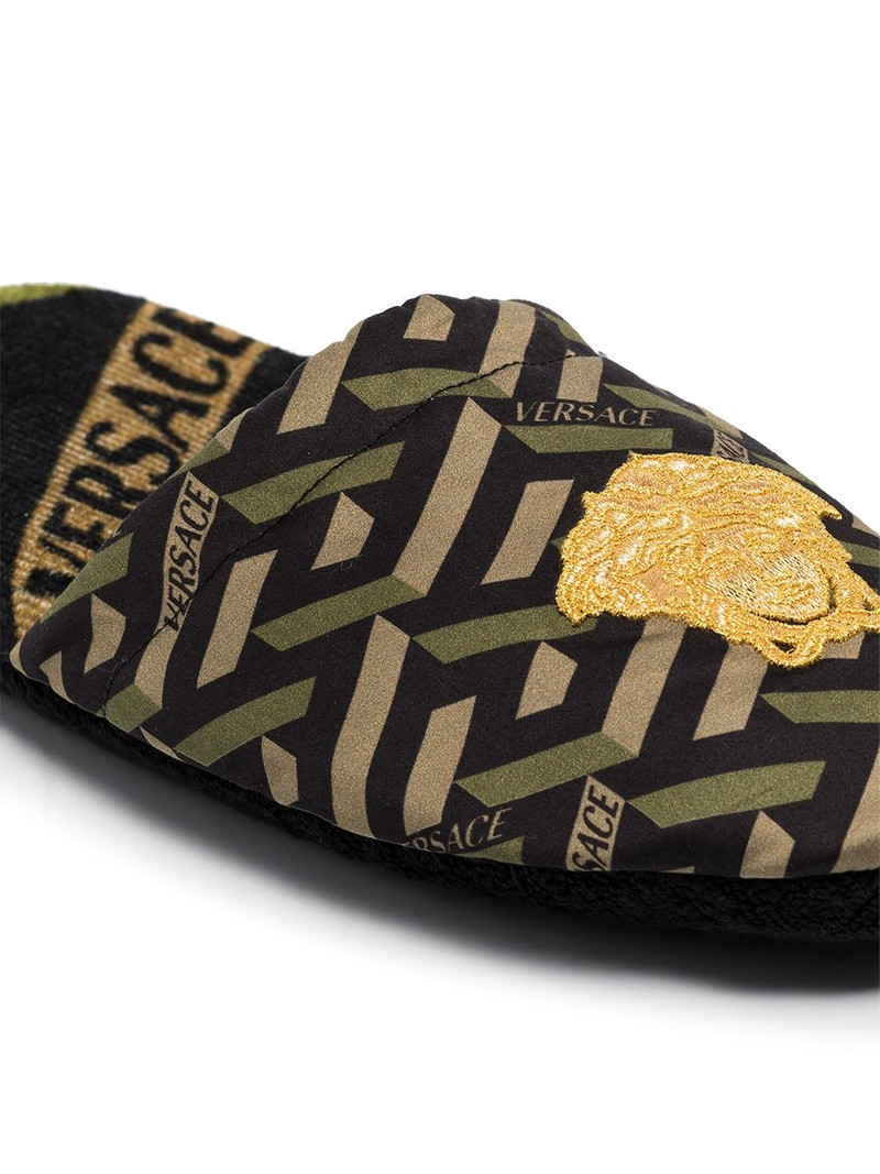 VERSACE La Greca Medusa slippers outlook