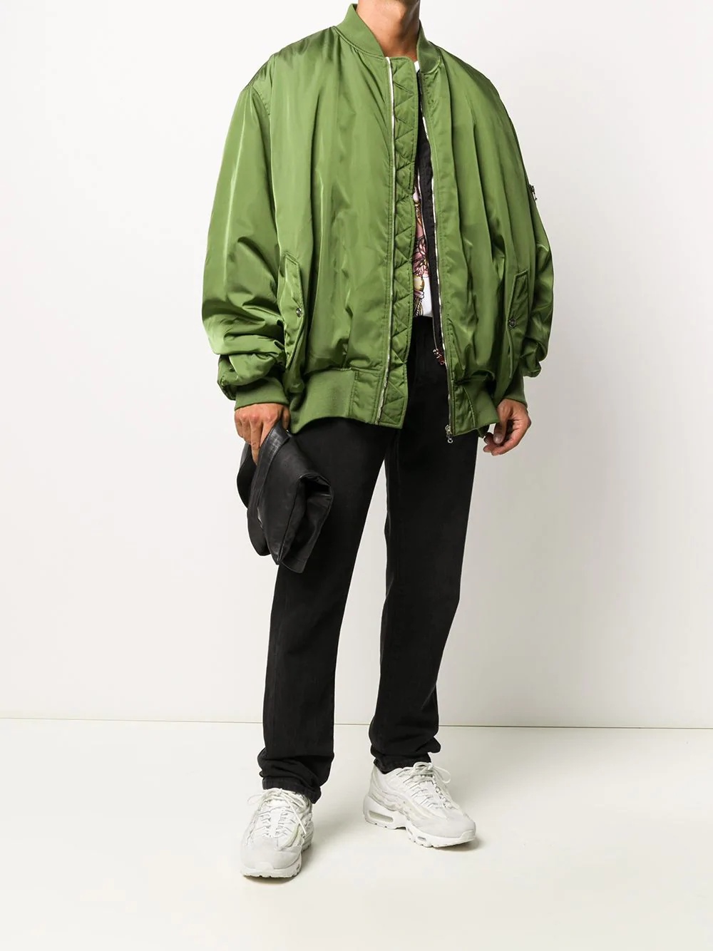 oversize bomber jacket - 2