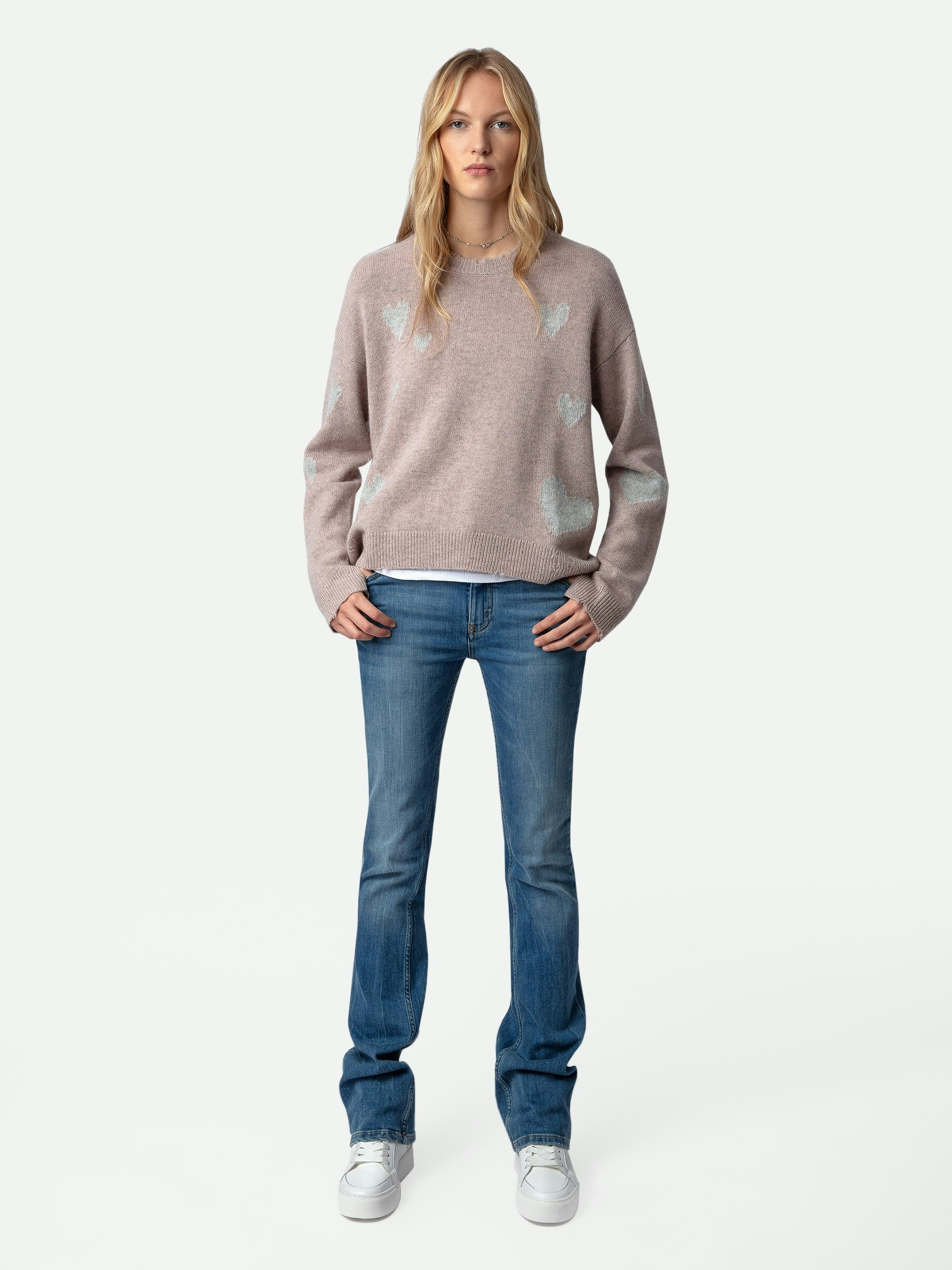 Markus Heart Cashmere Sweater - 2