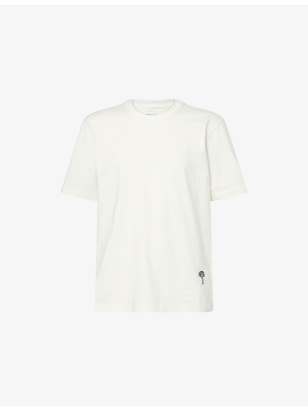 Graphic-Embroidered Crewneck Pima-Cotton T-Shirt - 1