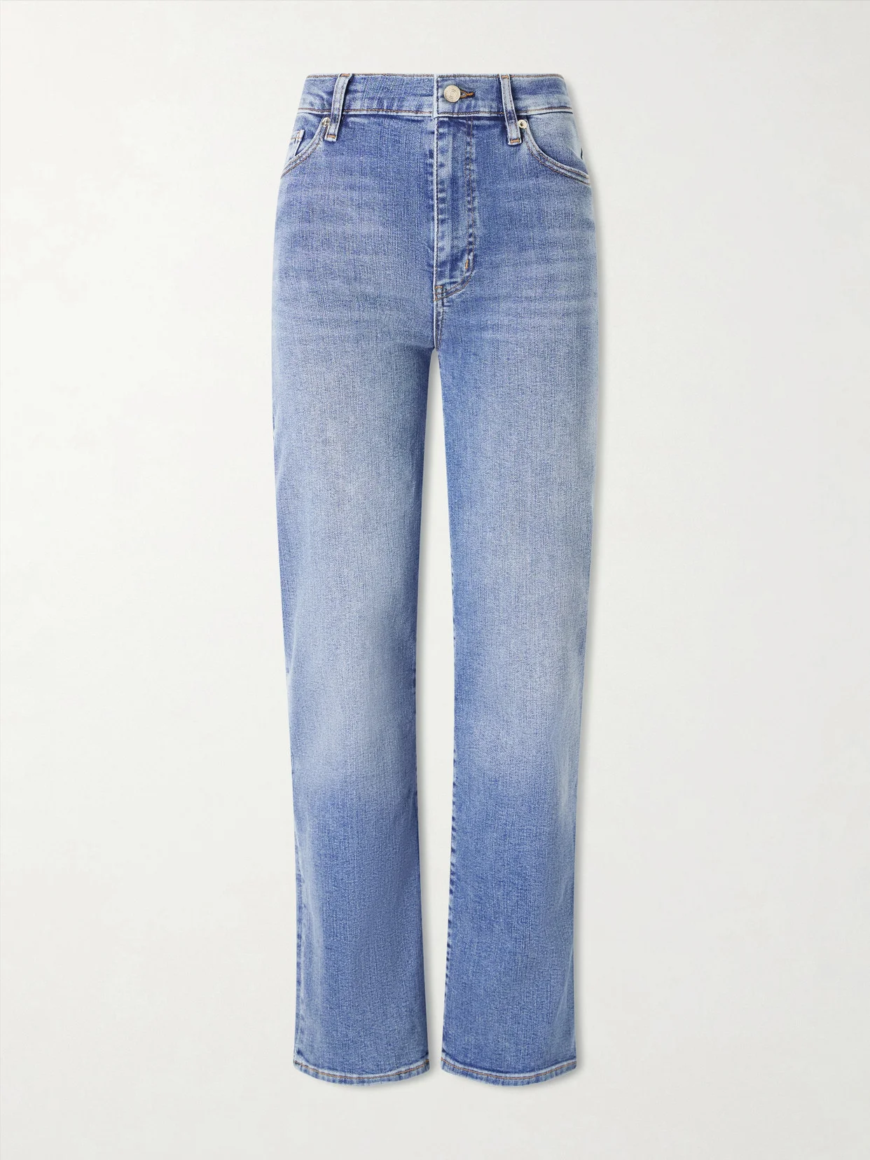 Le Sleek High-rise Straight-leg Jeans - 1