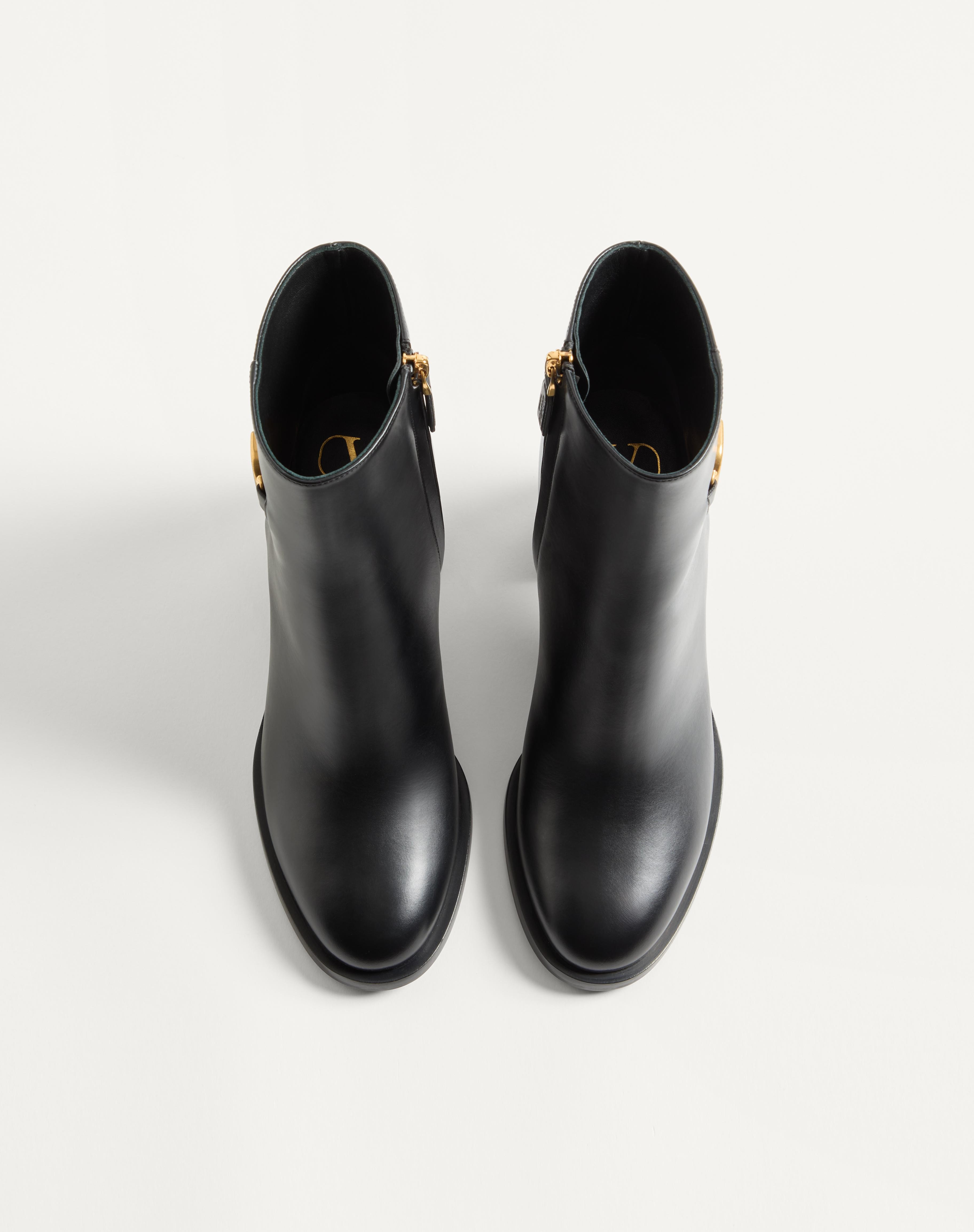VLOGO SIGNATURE CALFSKIN ANKLE BOOT 75MM - 4