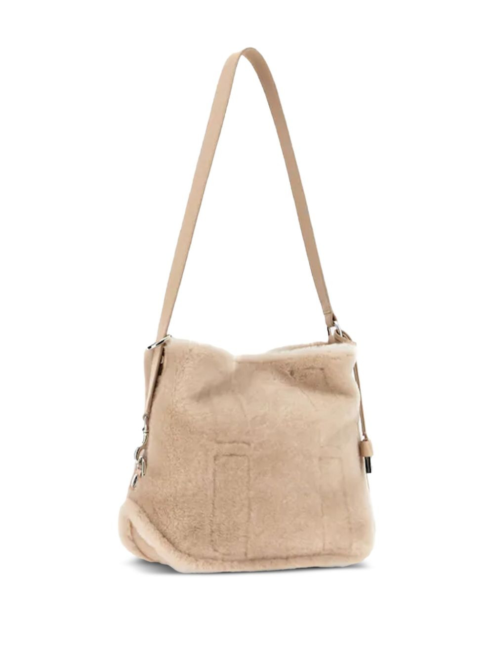 magnetic-closure leather tote bag - 2