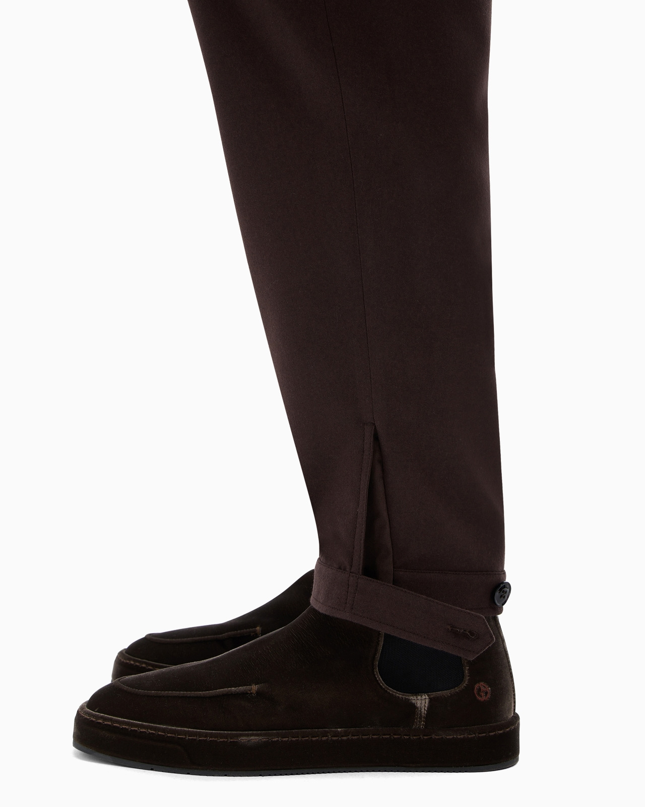 Single-pleat lightweight wool cloth trousers - 5