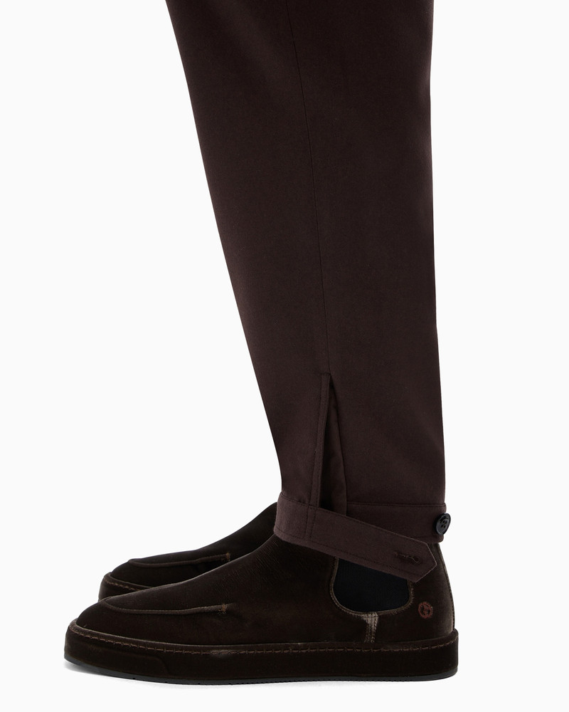 Single-pleat lightweight wool cloth trousers 5