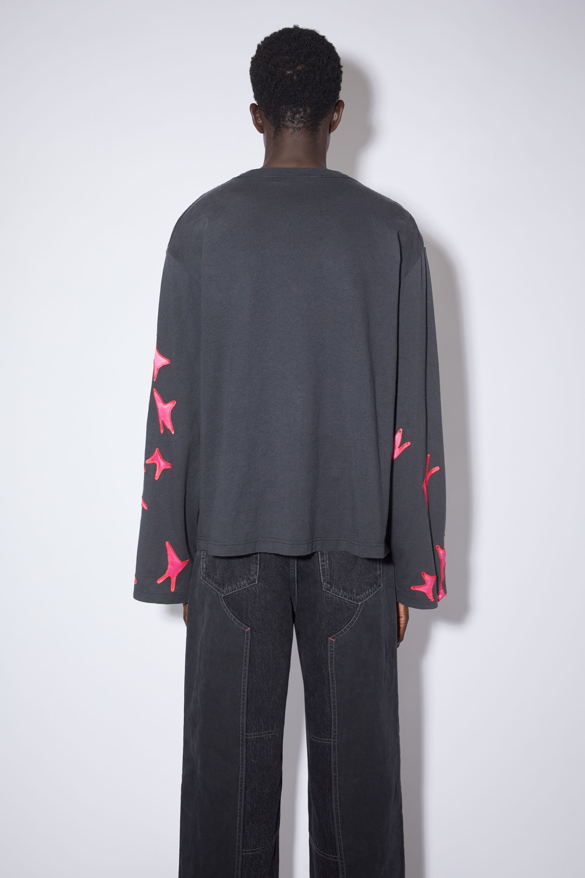 Patchwork sweater - Faded black - 6