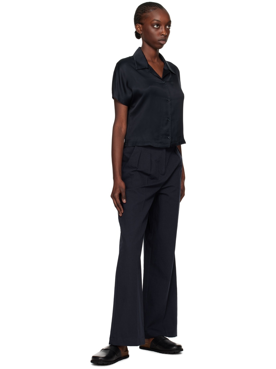 Navy Tressie Trousers - 4