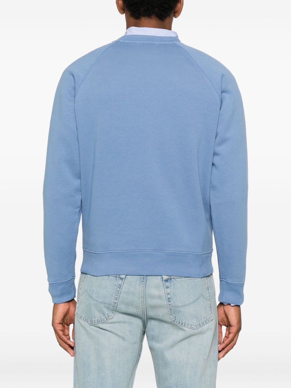 raglan-sleeve crew-neck sweatshirt - 4