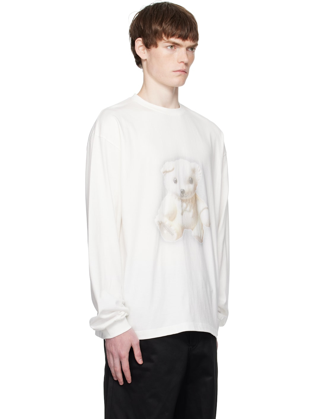 White Glow Teddy Long-Sleeved T-shirt - 2